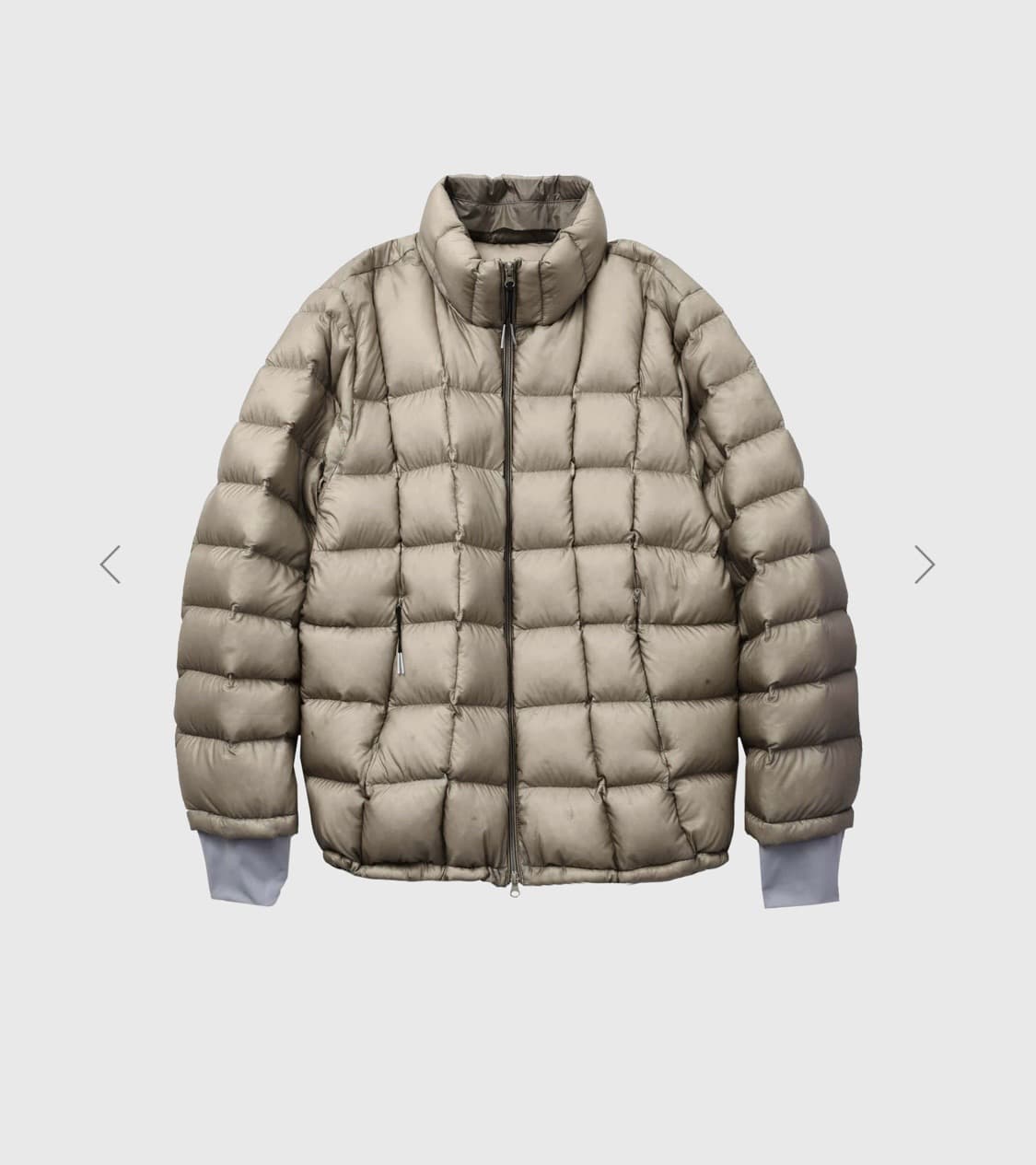 999휴머니티 모듈러 라이트 구스 푸퍼 패팅 (카키) 3사이즈 판매 상품이미지1