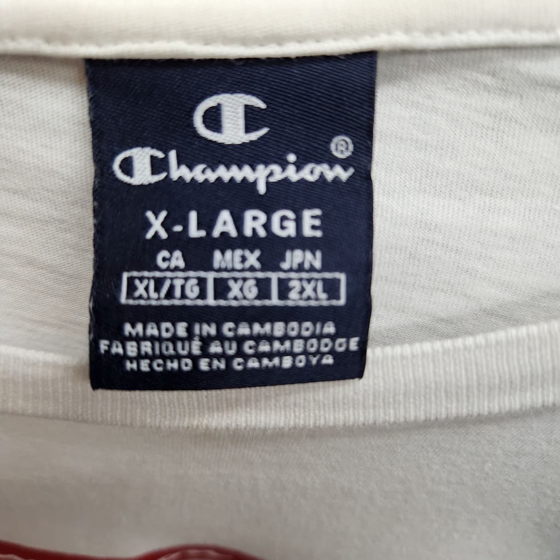 챔피온 빅로고 프린팅 반팔티 XL(XL) 상품이미지5