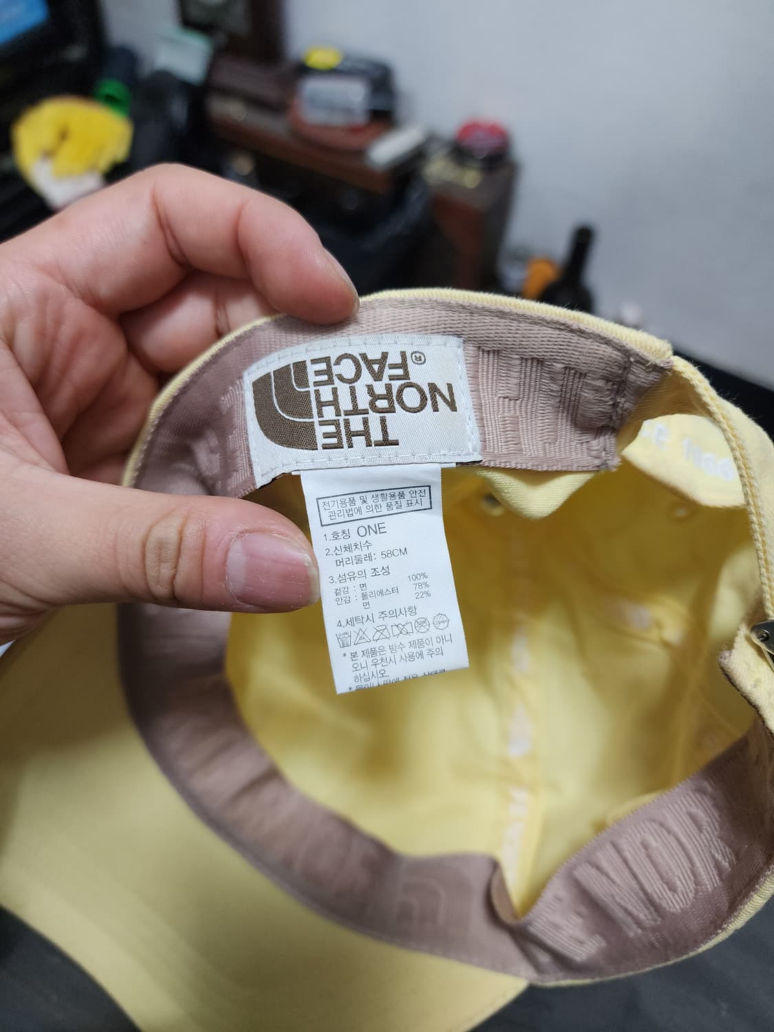 노스페이스 옐로우 볼캡  상품이미지4