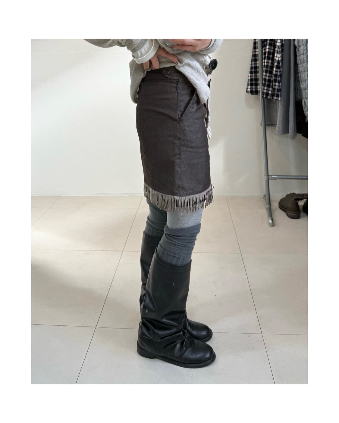 Shuca 태슬 스커트 상품이미지3