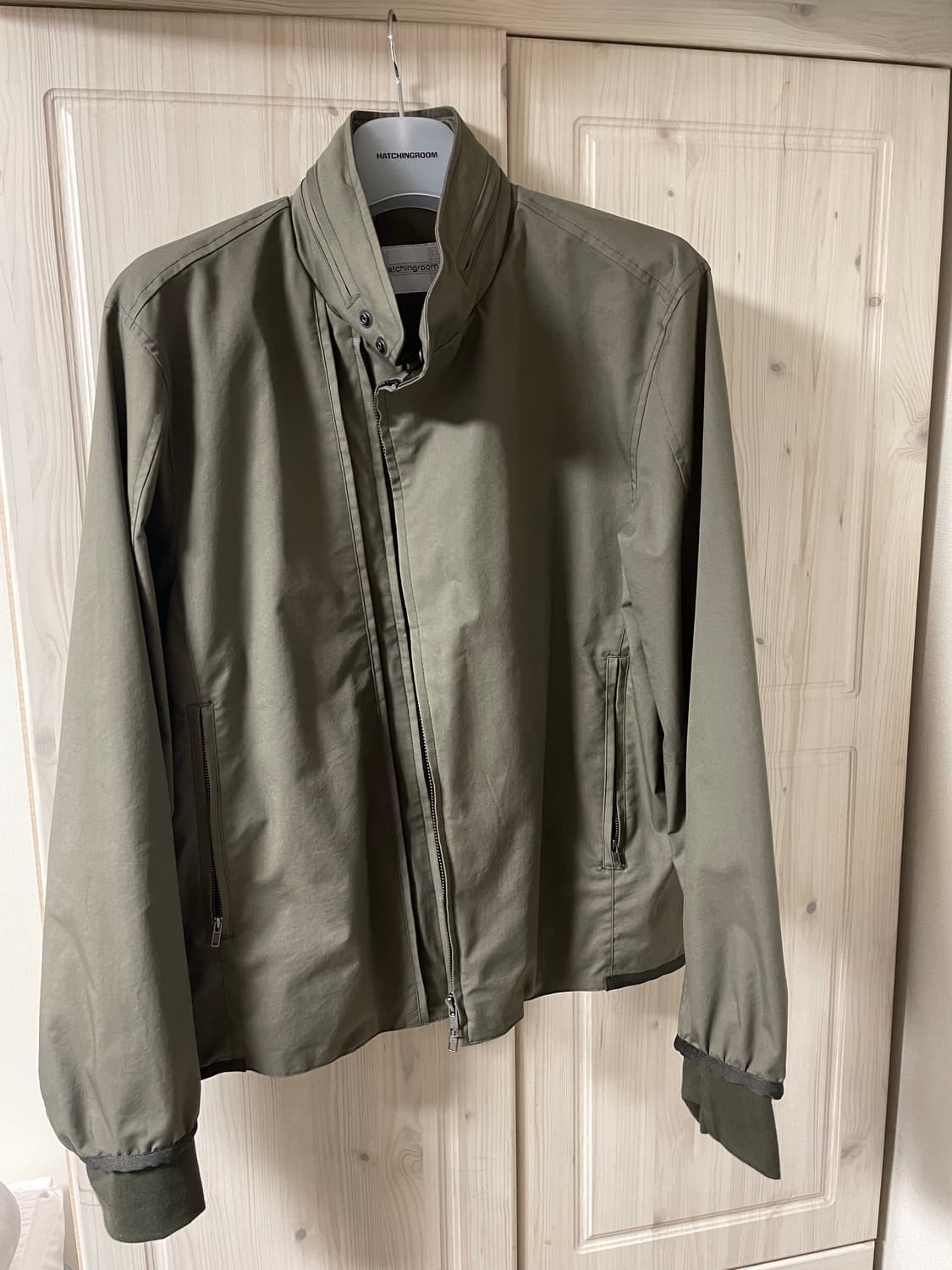 해칭룸 Diagonal Zip Jacket V2 Olive 상품이미지3