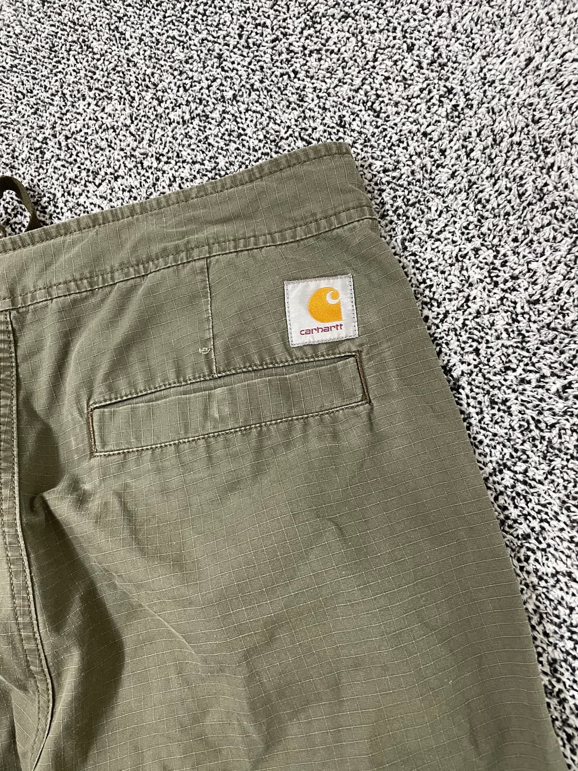 빈티지9. 칼하트 더블니 패치 조거 팬츠 워크팬츠 바지 카키 상품이미지4