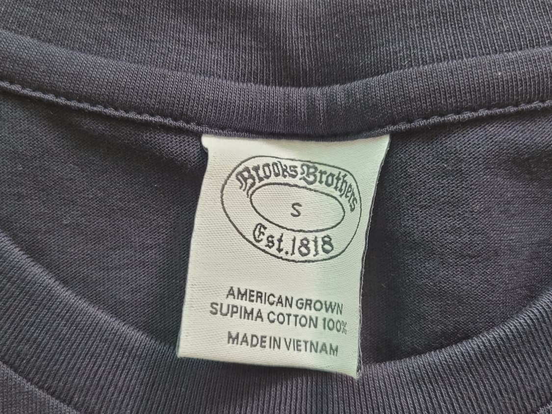 [새상품]브룩스브라더스 수피마 반팔 티셔츠 95 (화이트,네이비) 상품이미지8