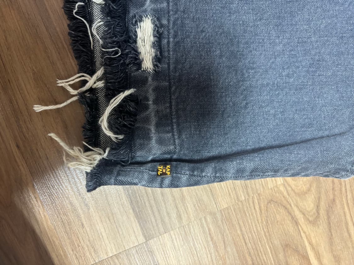 캐피탈 블랙 데님 탑 캐미솔 상품이미지6