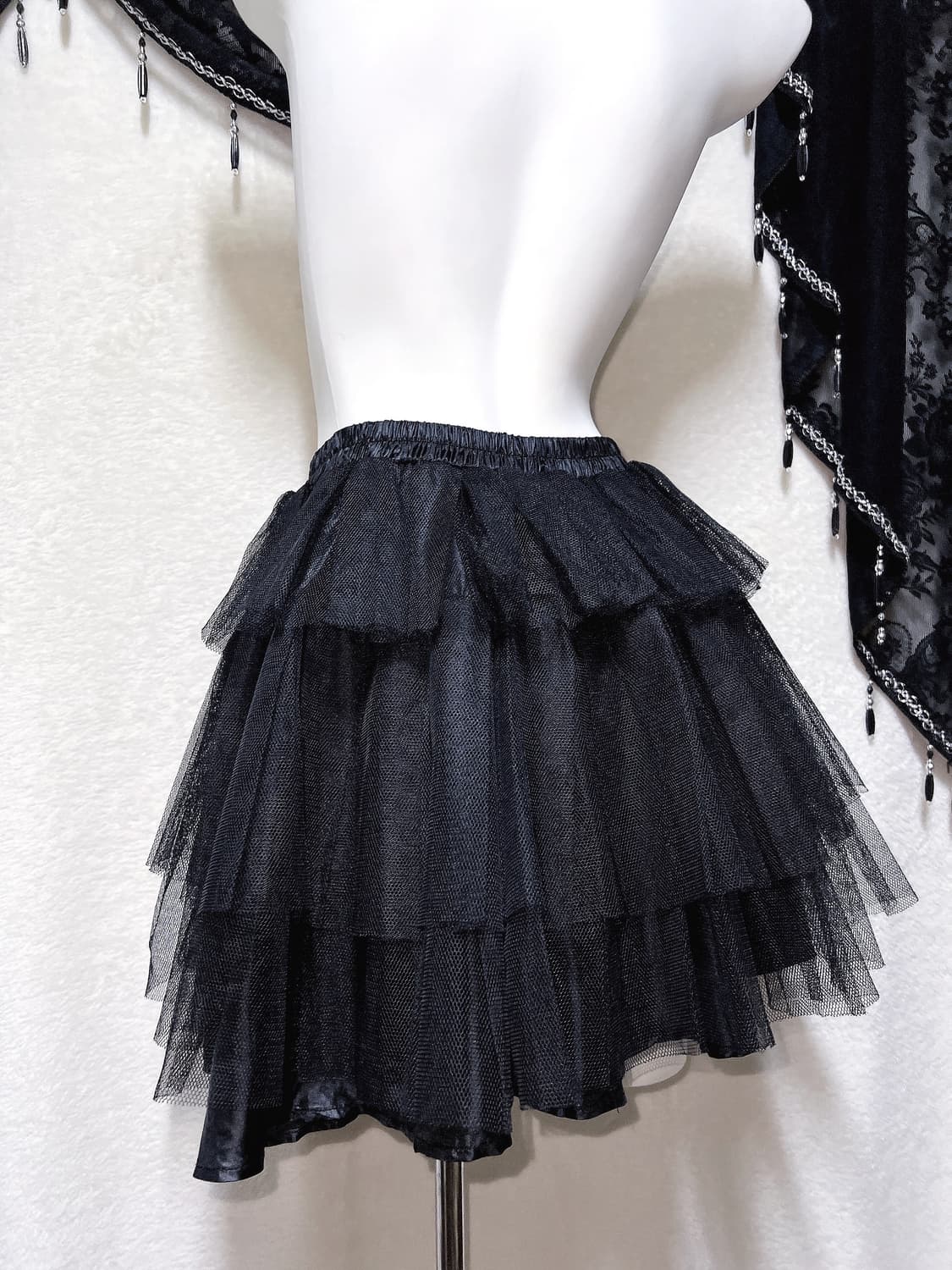 바디라인 고스펑크 고딕 로리타 튜튜 캉캉 샤스커트 서브컬쳐 지하돌 양지뢰 상품이미지8