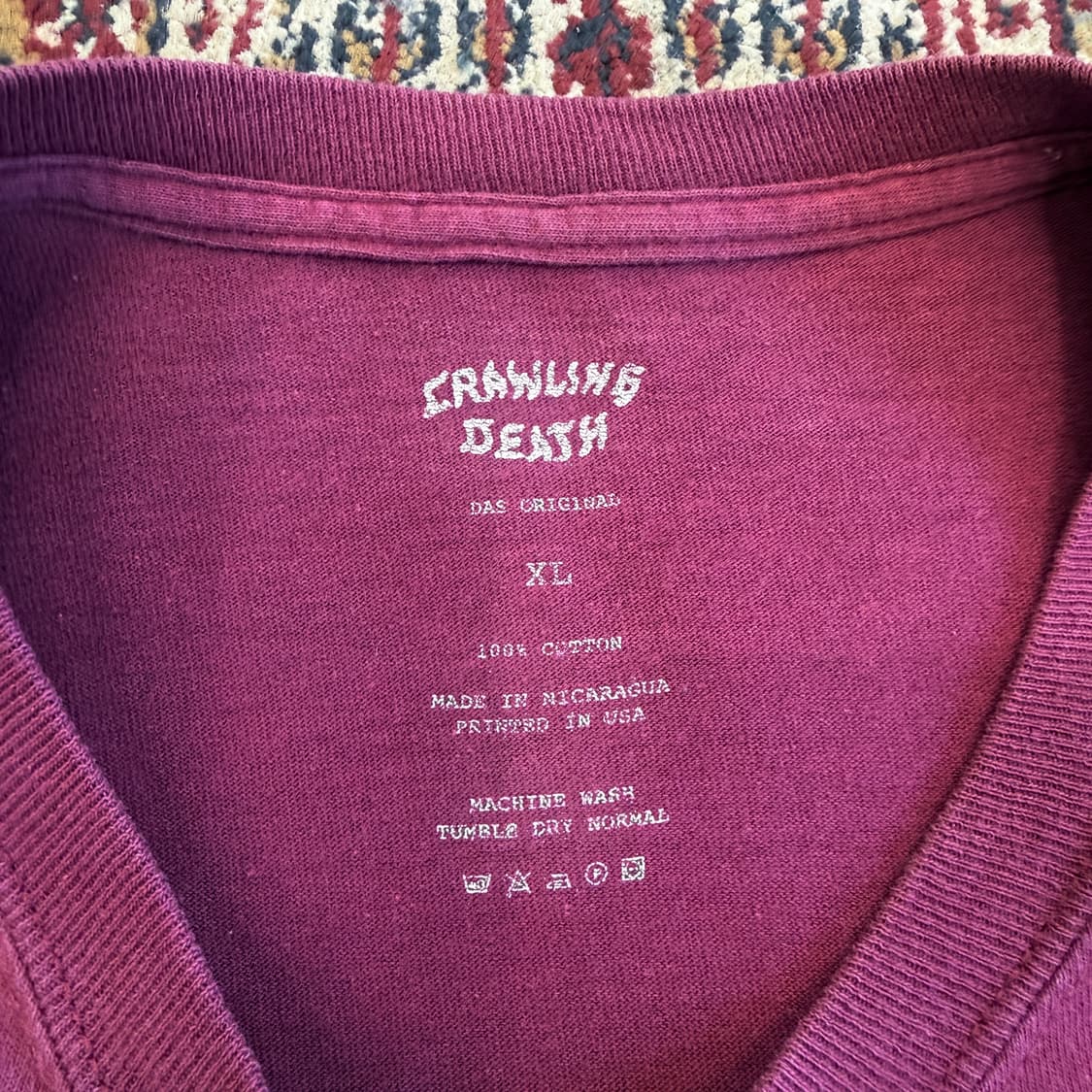 크로울링 데스 스컬 플레임 롱슬리브 [ 105-110 ] 상품이미지5