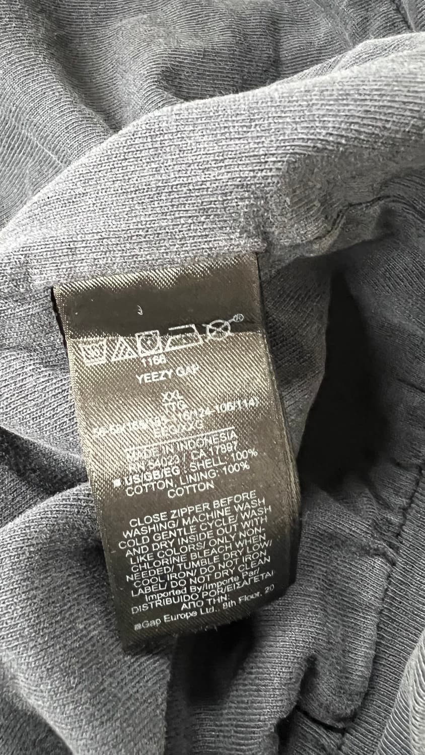 (새상품)이지갭 후드집업 포에틱블랙 XXL 상품이미지4