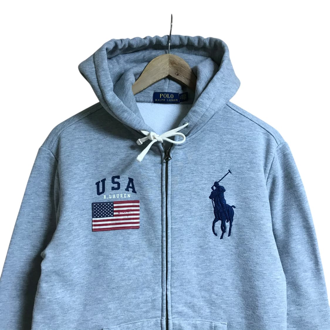 폴로 랄프로렌 성조기 빅포니 후드집업자켓 상품이미지1