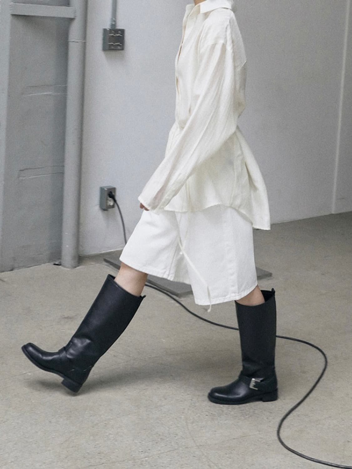 에퓨레 PETO Buckle Long Boots 상품이미지2