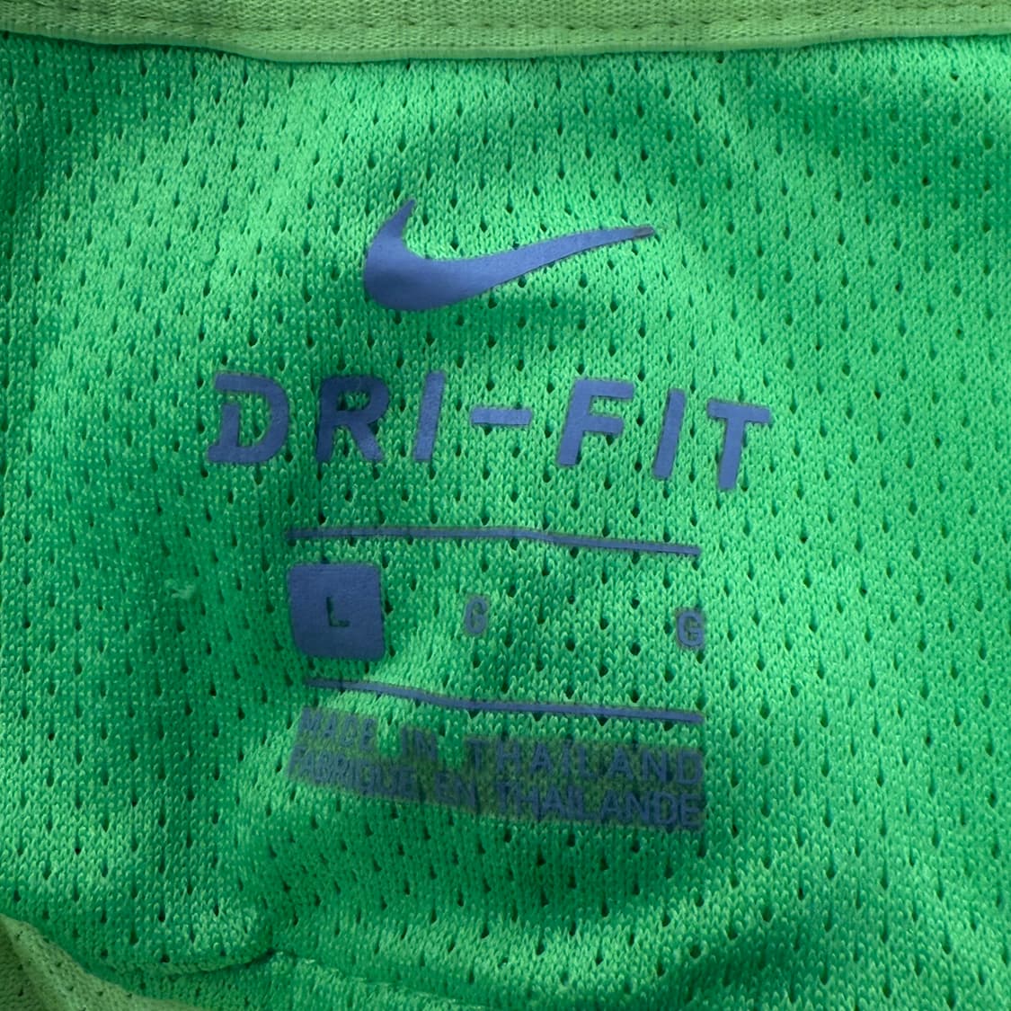 [정품/L] 나이키 K리그 심판복 옐로우 카라 긴팔 티셔츠 b14 상품이미지5