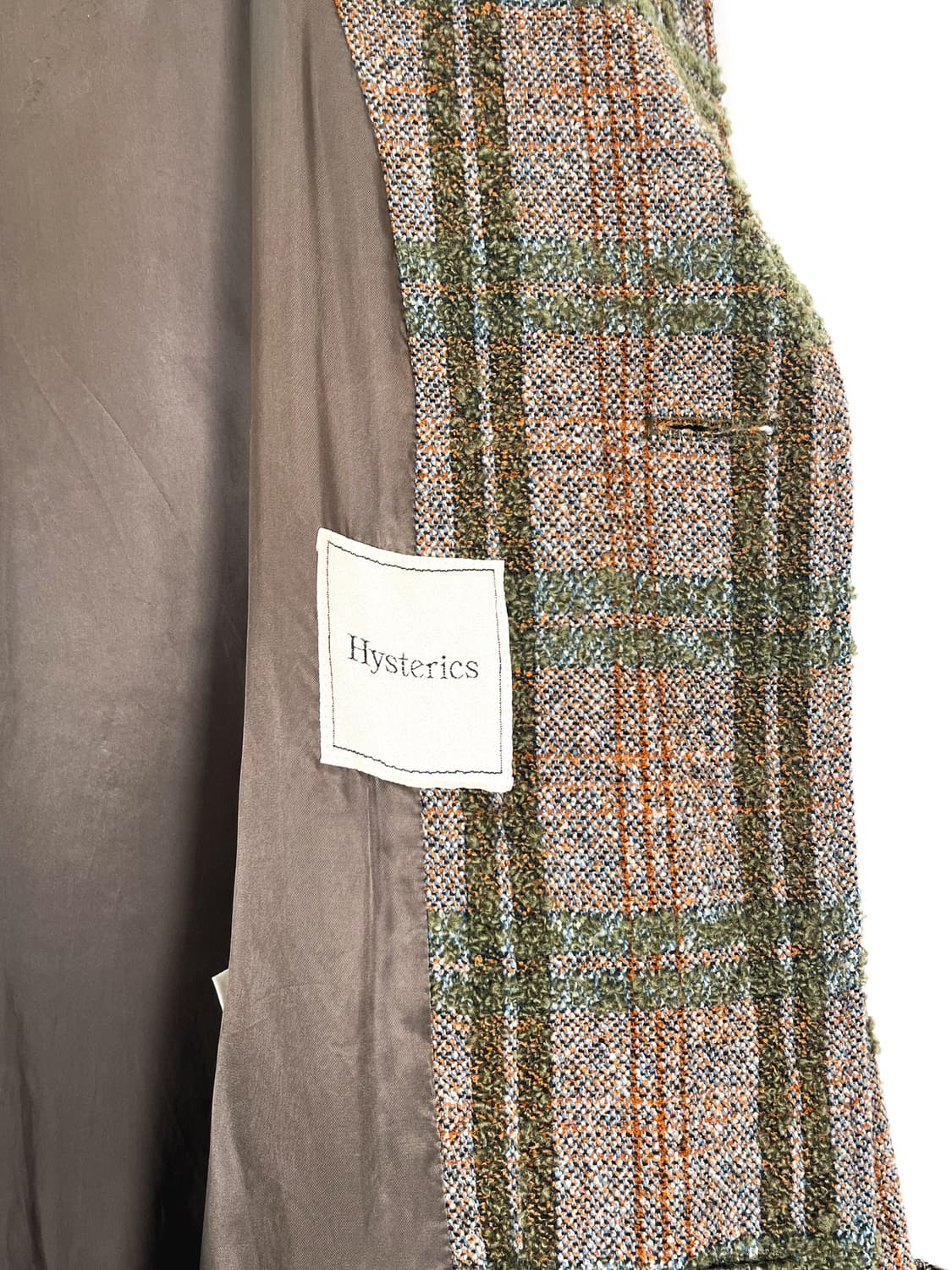 히스테릭 글래머 울 체크 코트 상품이미지7