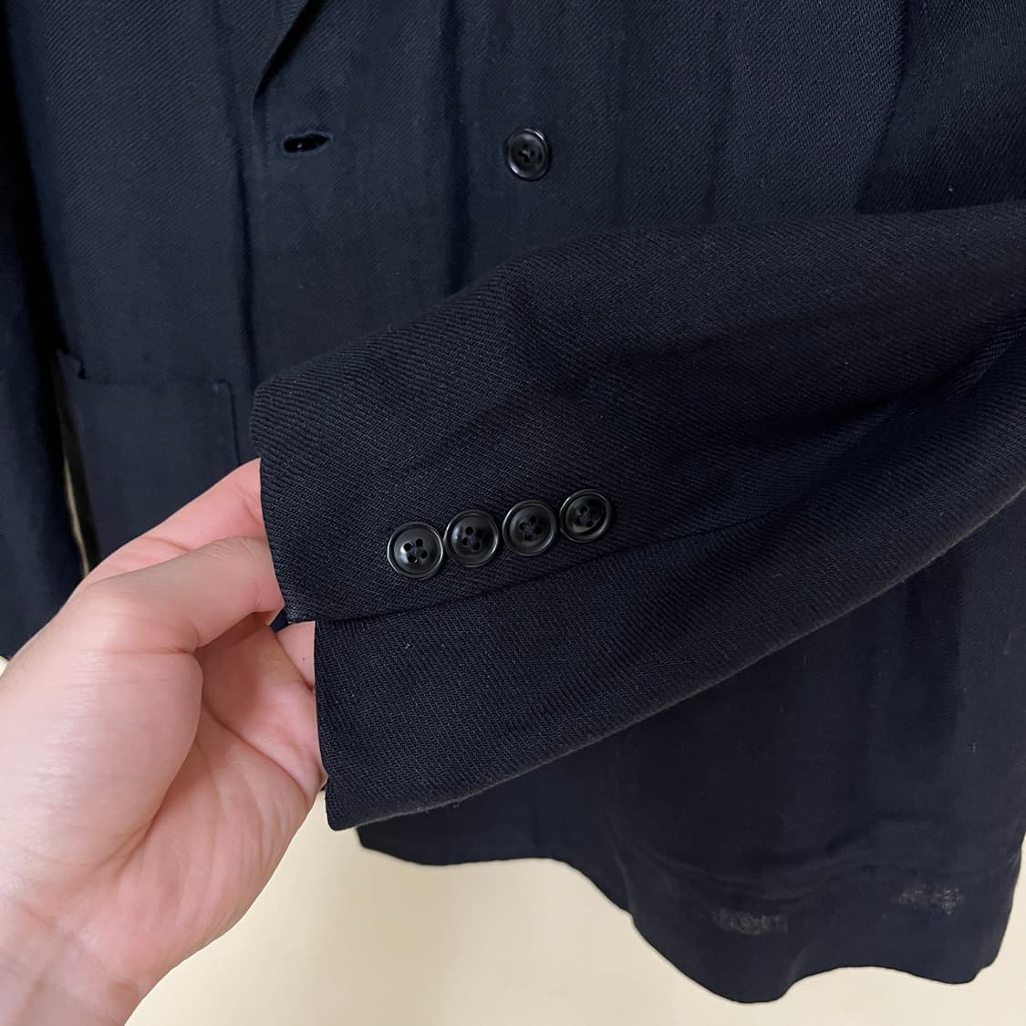 [2] 코모리 실크 린넨 더블 자켓 comoli 상품이미지5