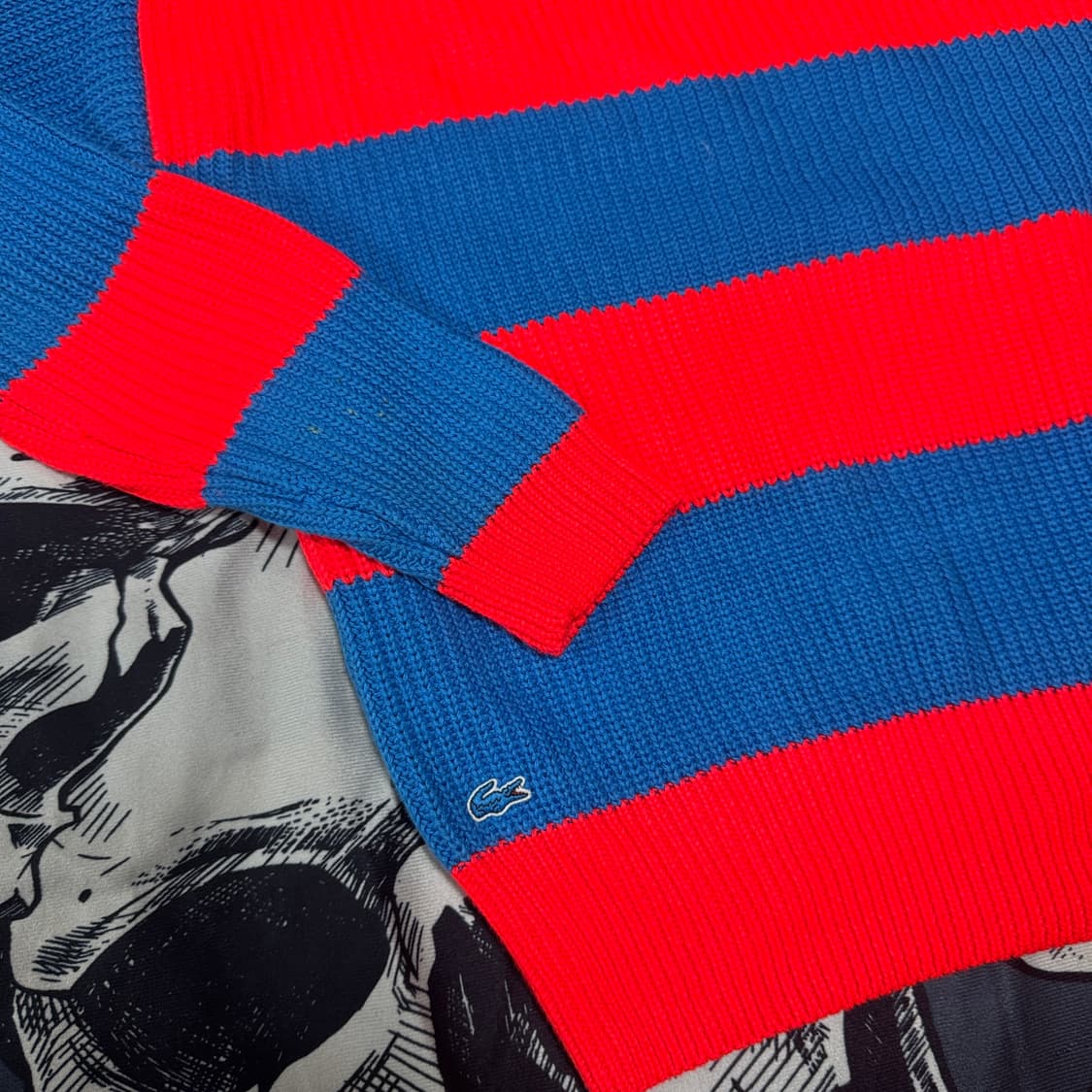 라코스테 단가라 니트 여성 S사이즈 상품이미지6