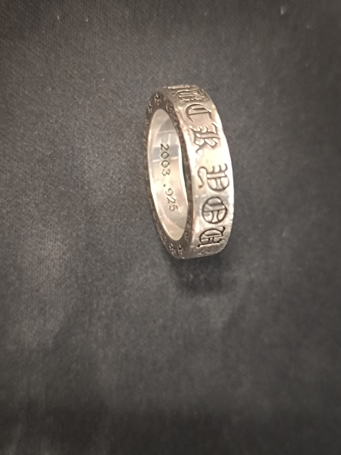 크롬하츠 퍽유링 us11.5 6mm 상품이미지4