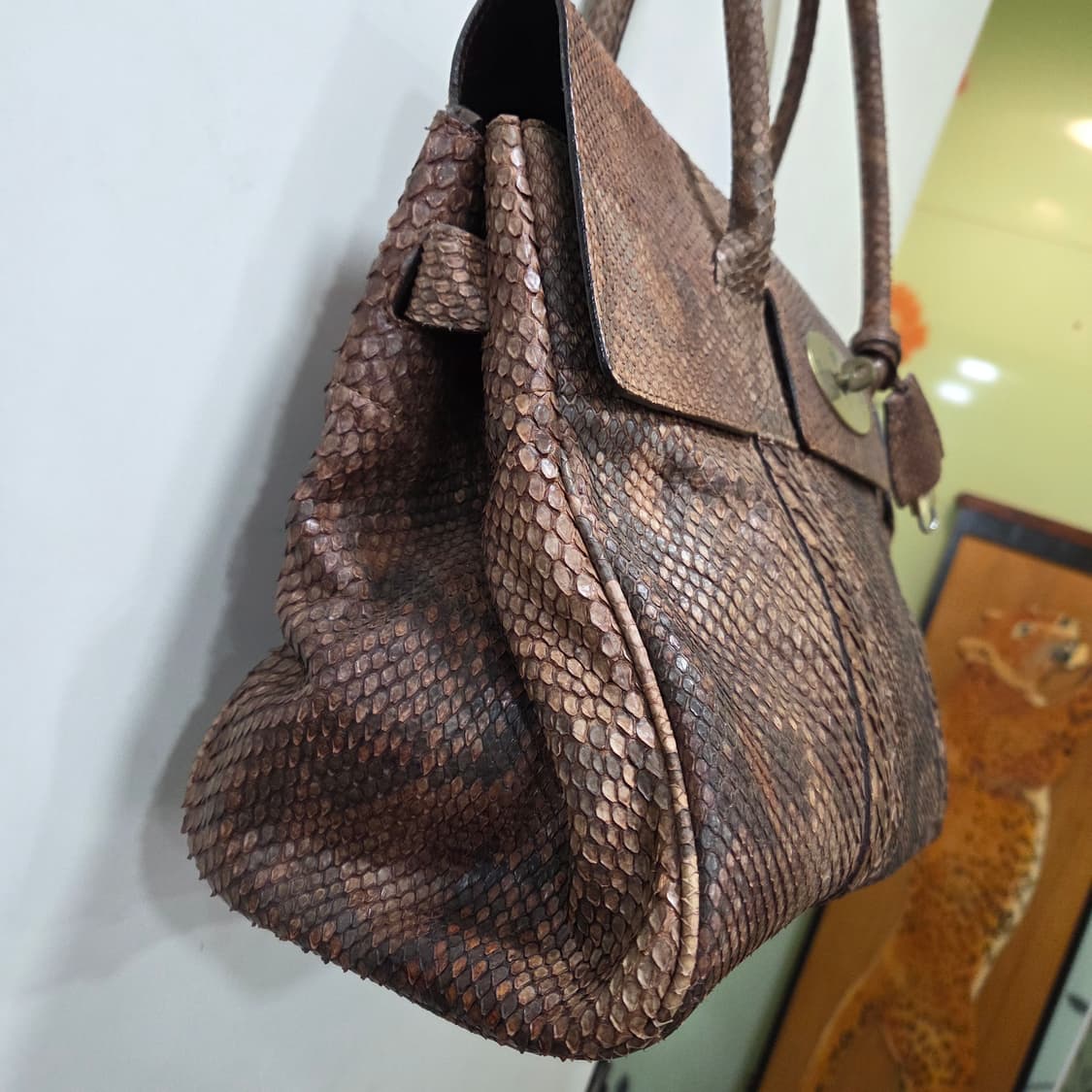 멀버리 리미티드 스네이크 토트백 남.녀.공용 상품이미지5