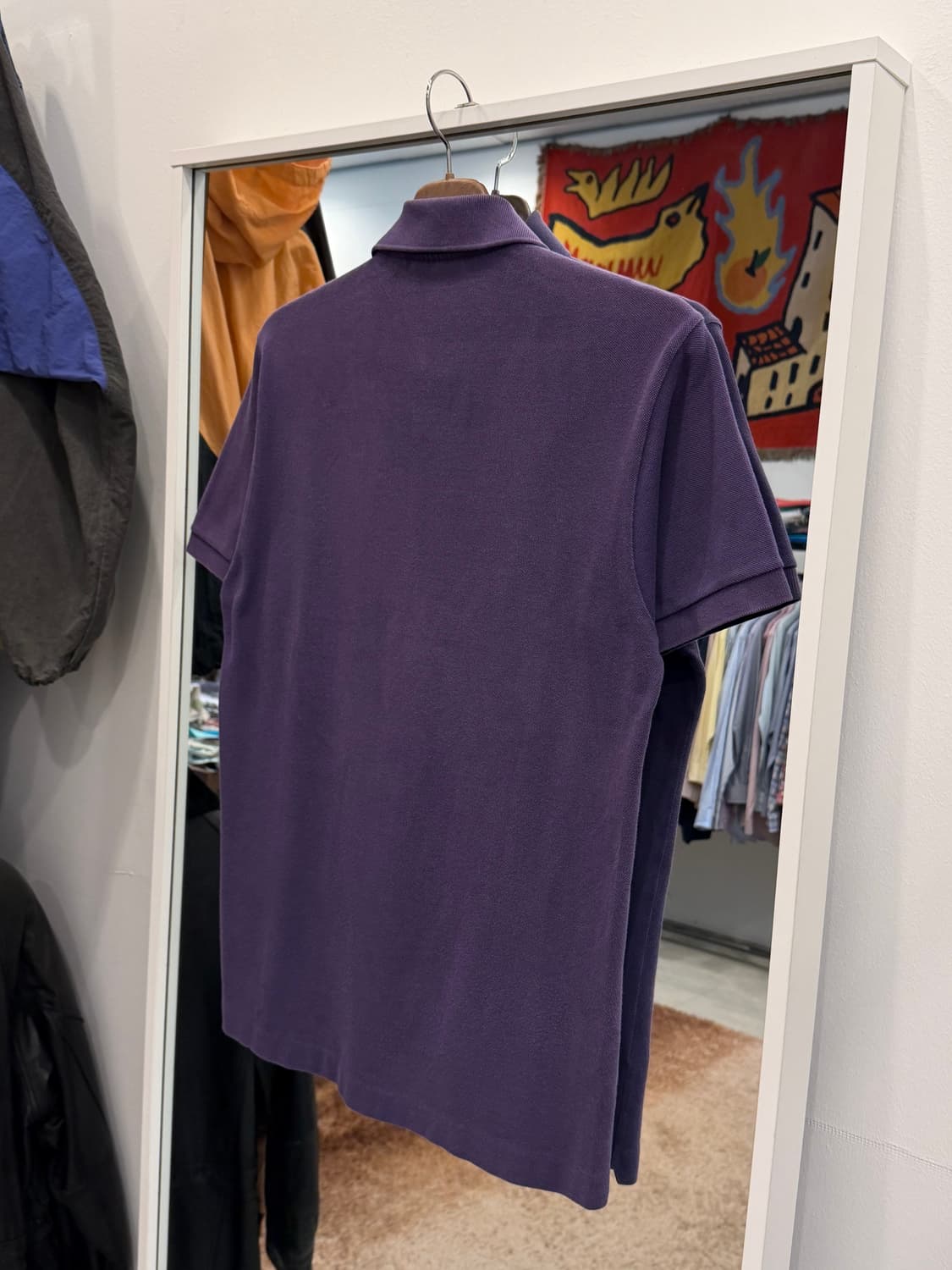Lacoste 라코스테 카라티 pk 반팔 티셔츠 (purple) 상품이미지4
