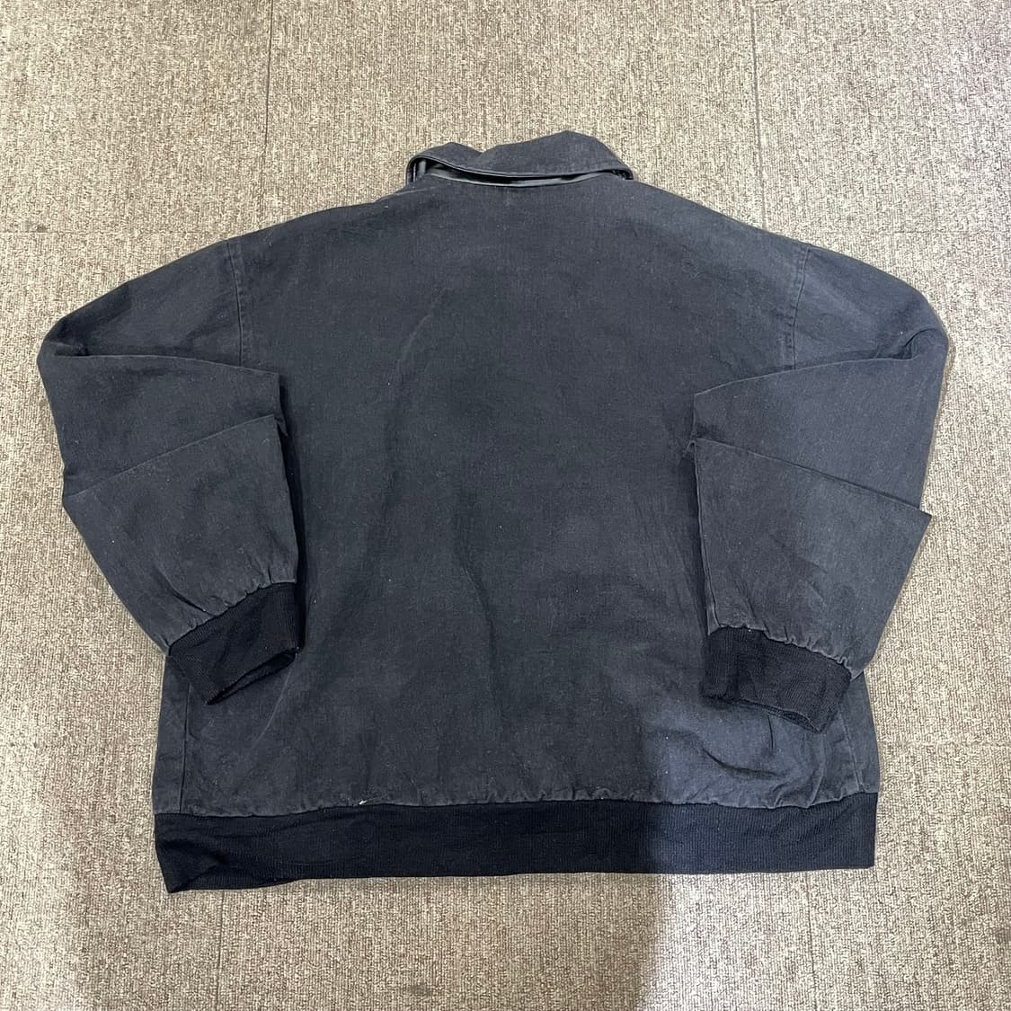 (XL) Grand Casino 빈티지 블랙 데님 워크 자켓 상품이미지8