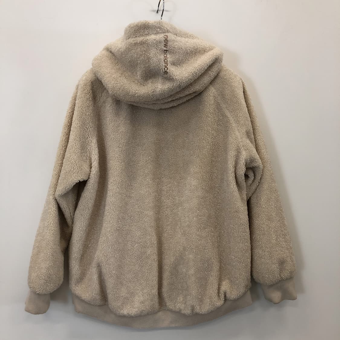 뉴발란스 자수 쉐르파 아이보리 후드집업 90 상품이미지3