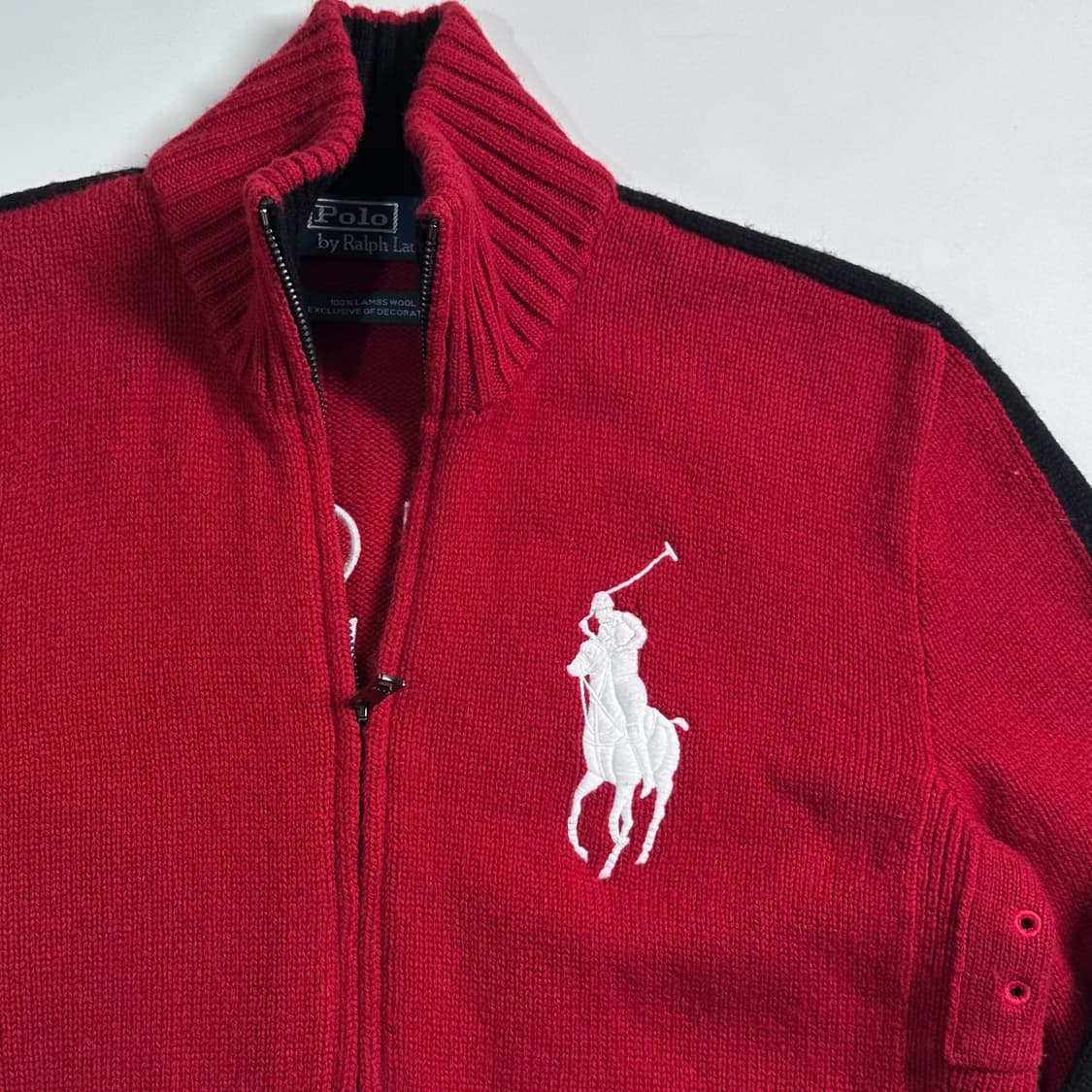 폴로 랄프로렌 빅포니 울 니트집업 상품이미지5