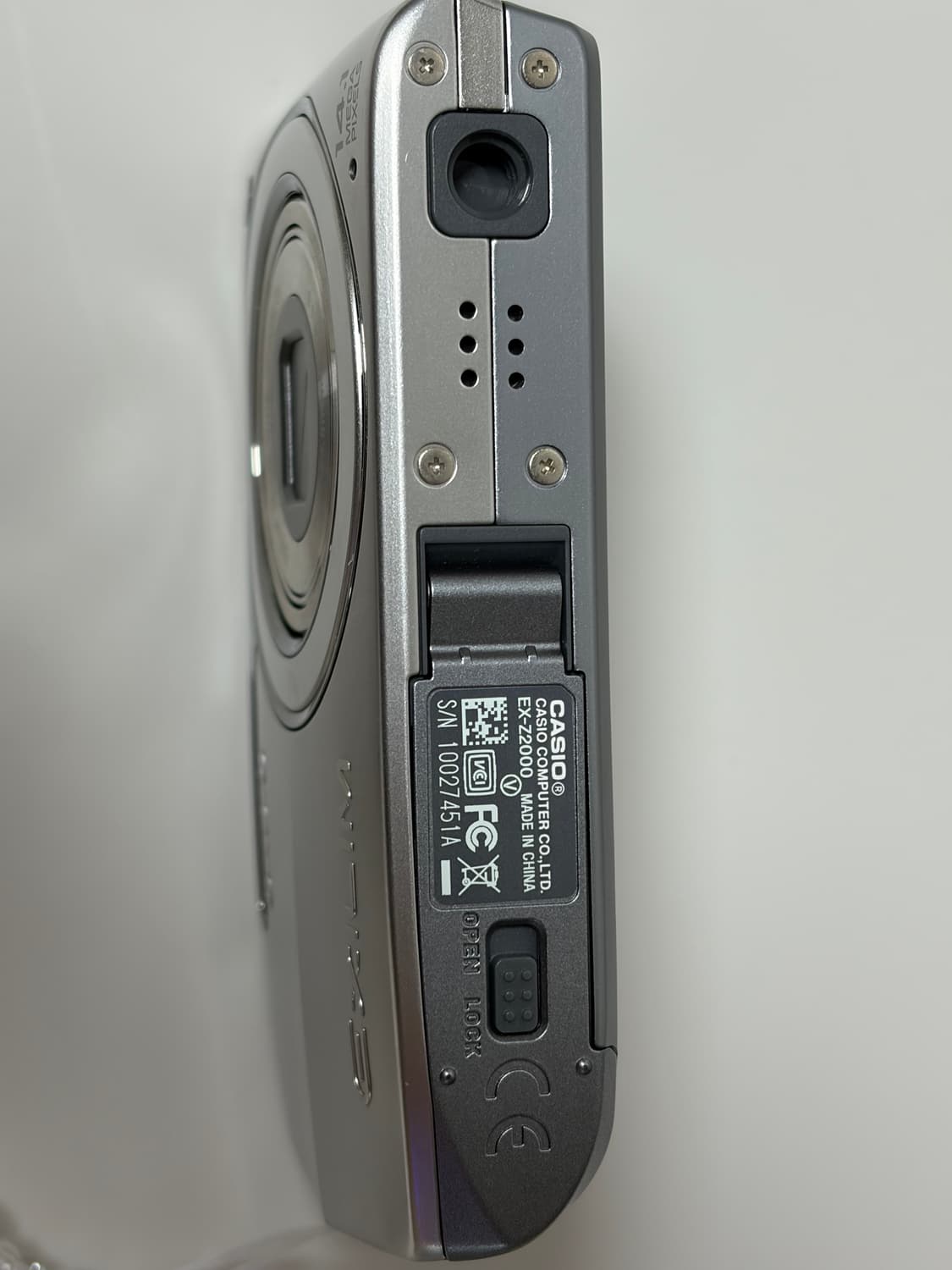 카시오 엑슬림 z2000 디카 디지털 카메라 실버 상품이미지5