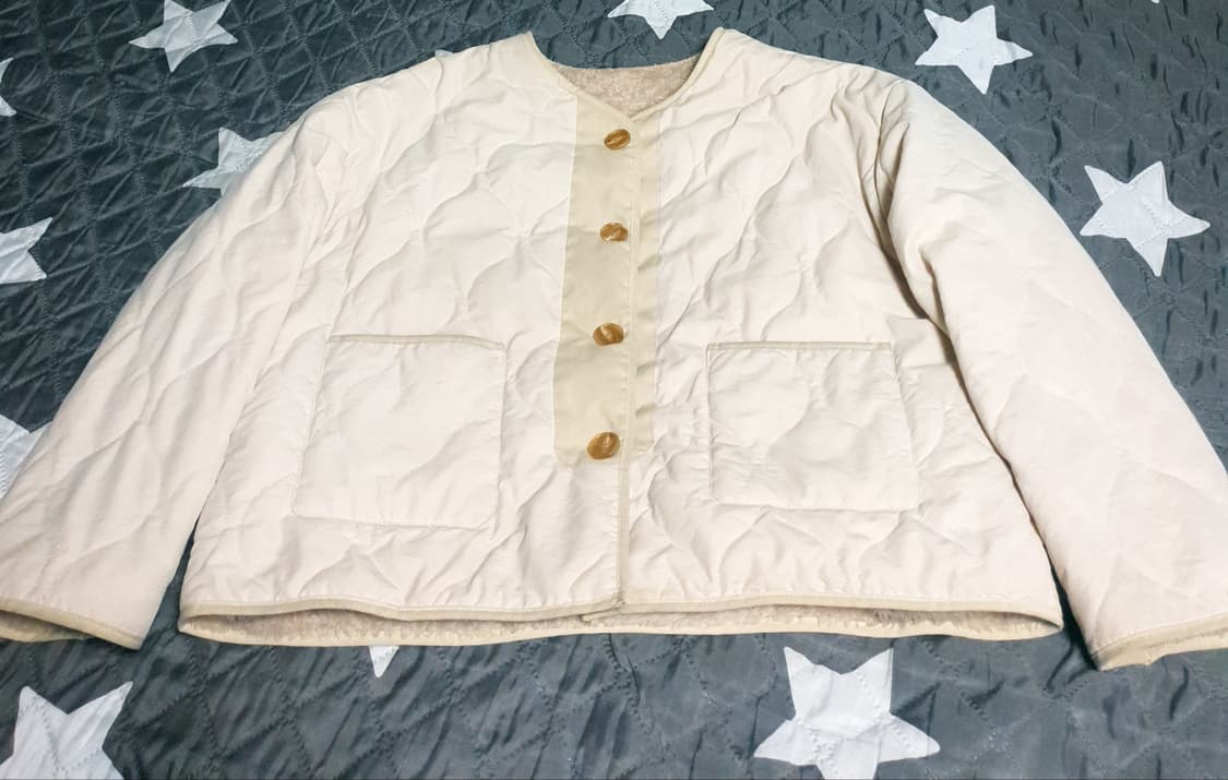 세미크롭 리버시블 후리스 패딩 자켓 (F) 상품이미지3