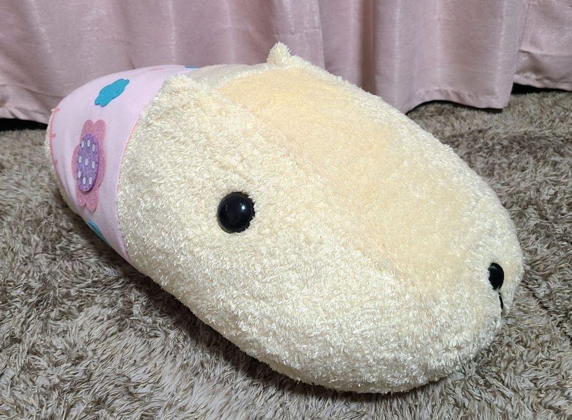 산엑스 카피바라상 화이트상 50cm 대형 인형 상품이미지2