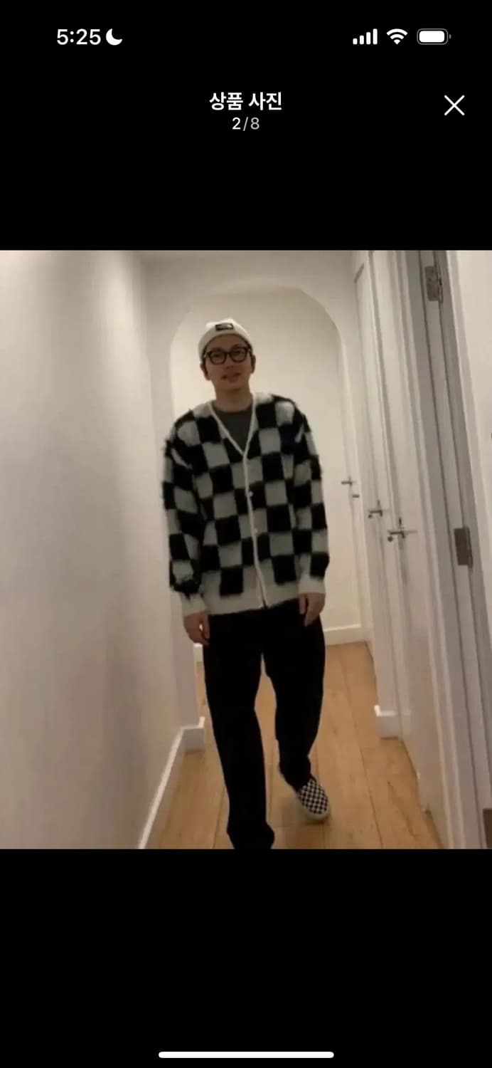 니들스 체커보드 가디건 S 상품이미지2