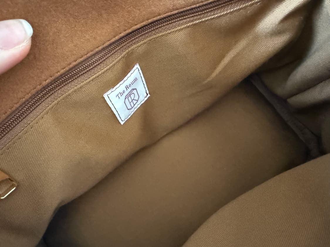 the reum 제인25 스웨이드백 카멜색 상품이미지5