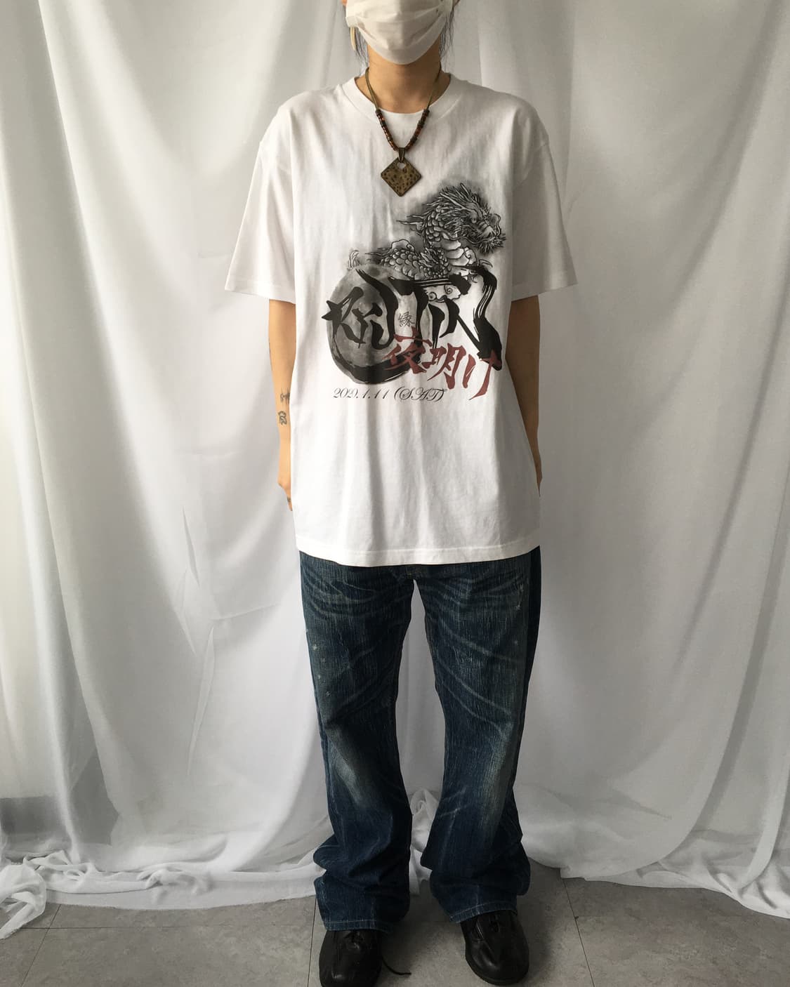 Dragon printing t shirt 상품이미지3