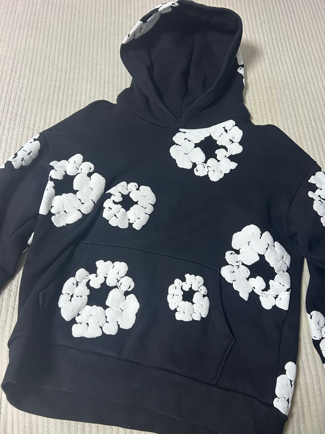 데님티어스 코튼 리스 후드 사이즈 M 상품이미지3