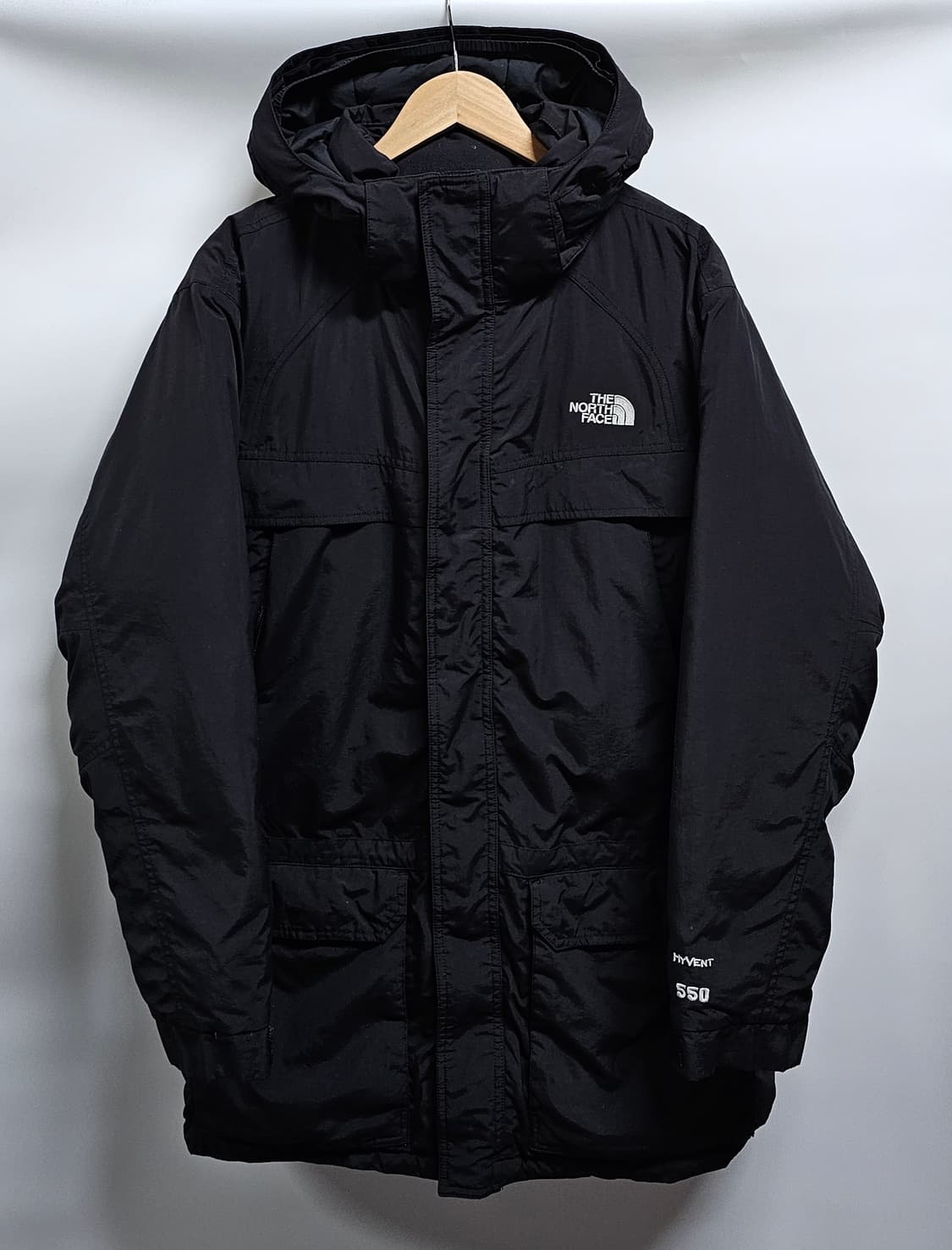 노스페이스 블랙 Hyvent 550 패딩 자켓 100 상품이미지1