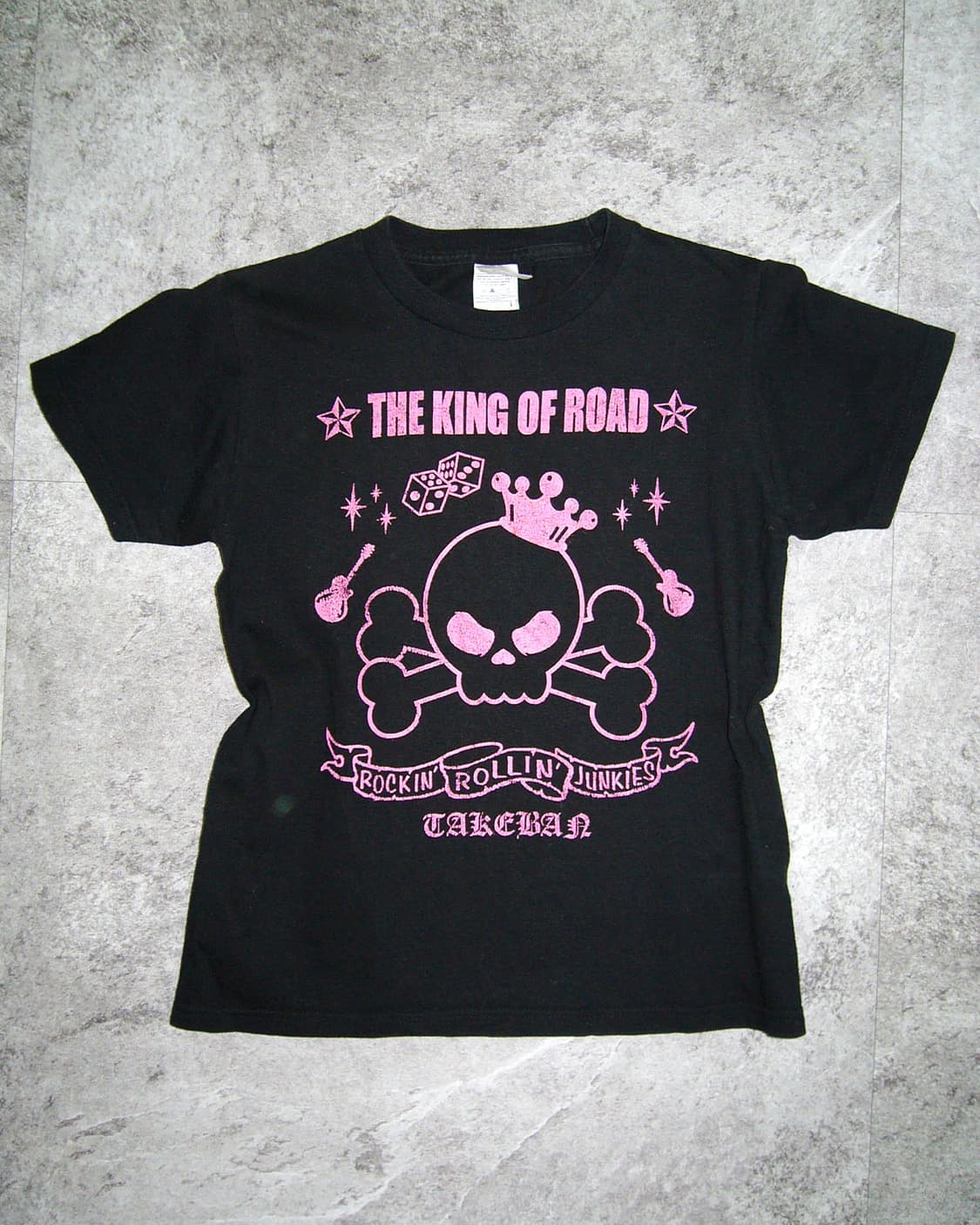 Black Skull  Printing Top 상품이미지1