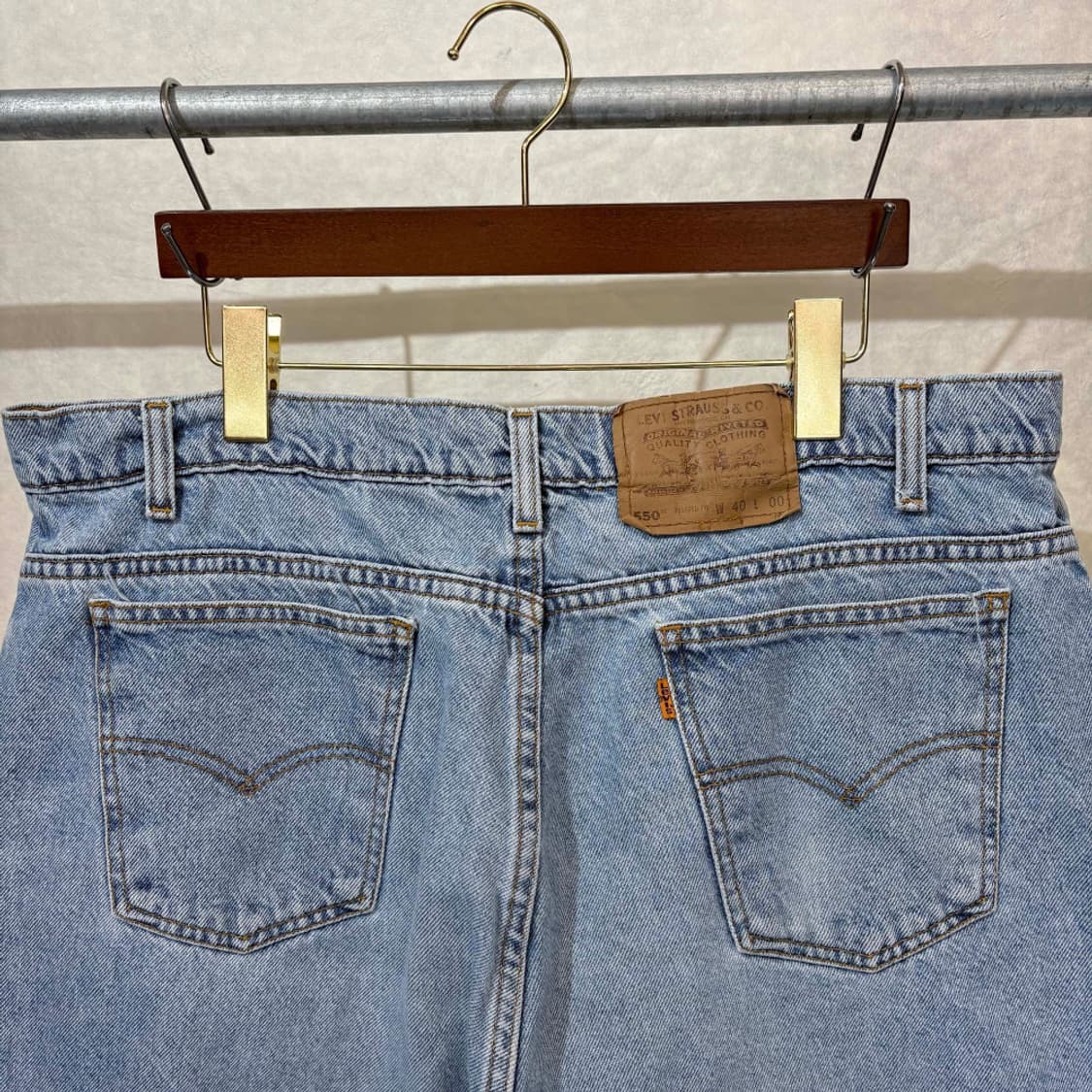 90년대 리바이스 릴렛스핏 550데님쇼츠  상품이미지8