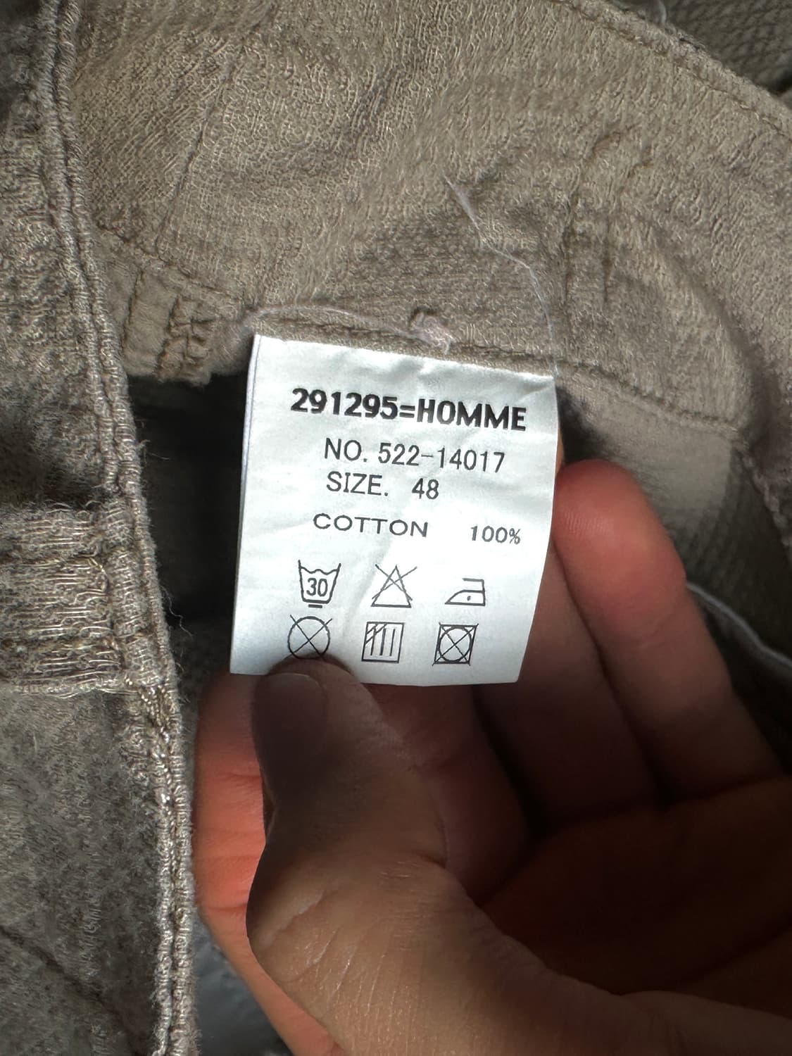 291295=Homme 카고 카프리 팬츠 상품이미지10