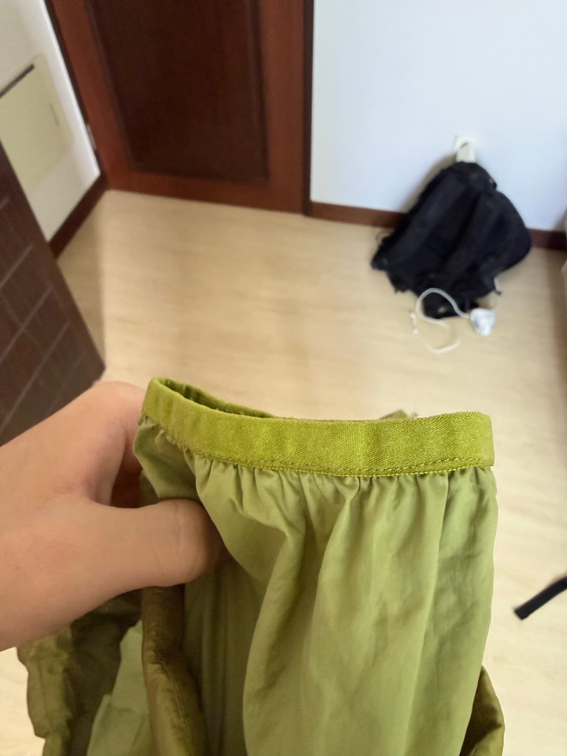 왓츠더유즈 카키라임 경량패딩 M 상품이미지8