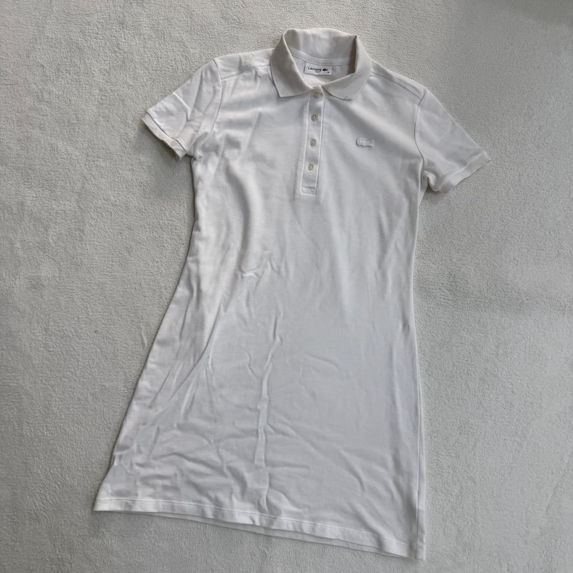 38 라코스테 슬림핏 여성 반팔 원피스 0403T 상품이미지1