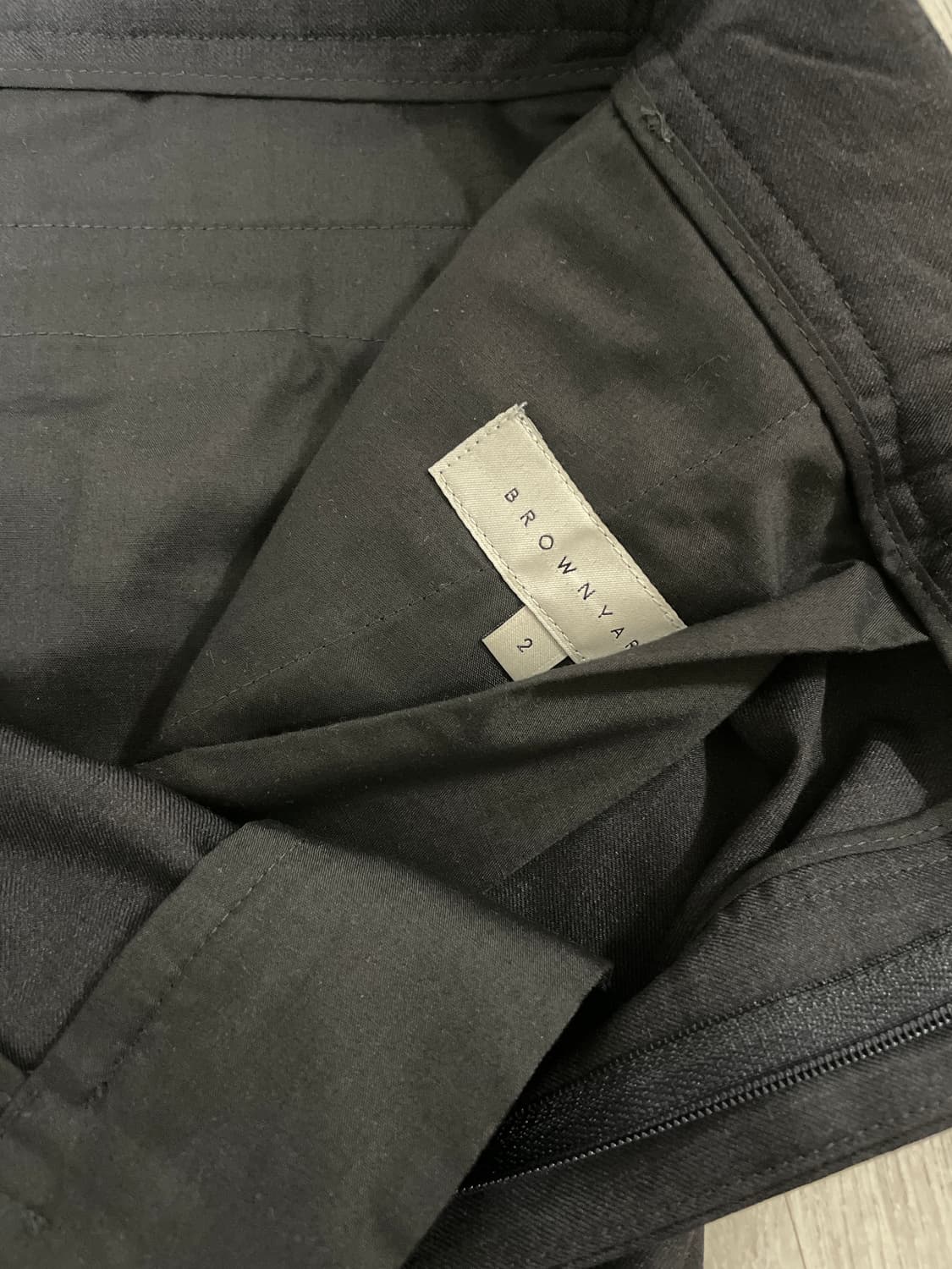 브라운야드 트라우져 차콜(셋업) 상품이미지2