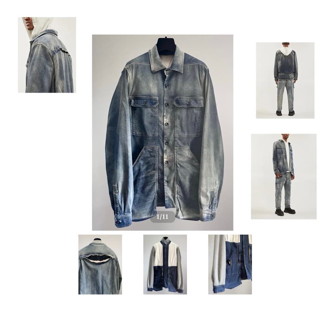 RICK OWENS DRKSHDW SS2019 OUTERSHIRT 상품이미지1