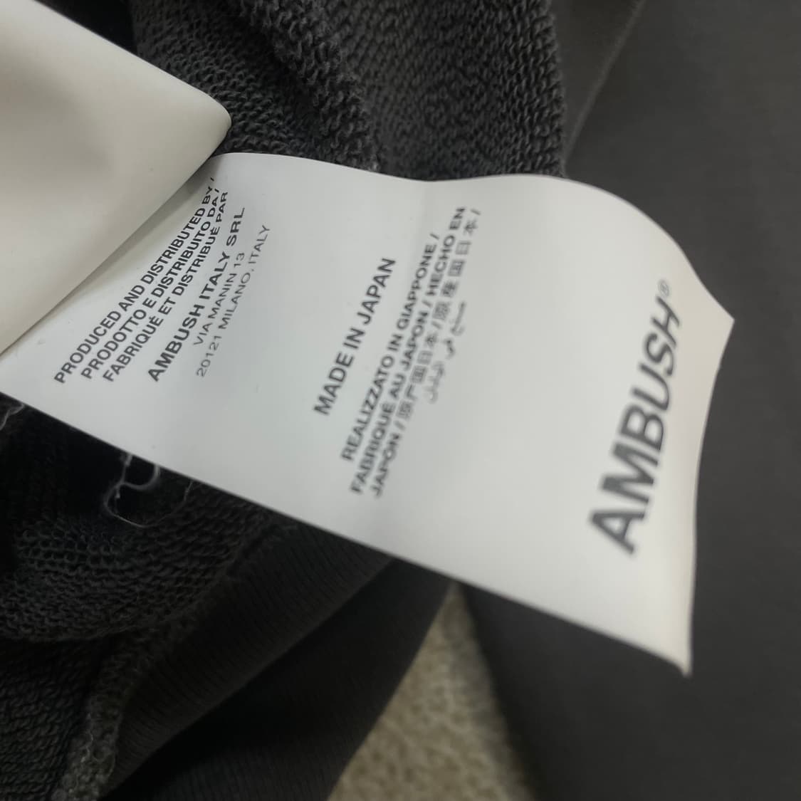 앰부쉬 Ambush 로우 엣지 피그먼트 후드티 상품이미지6