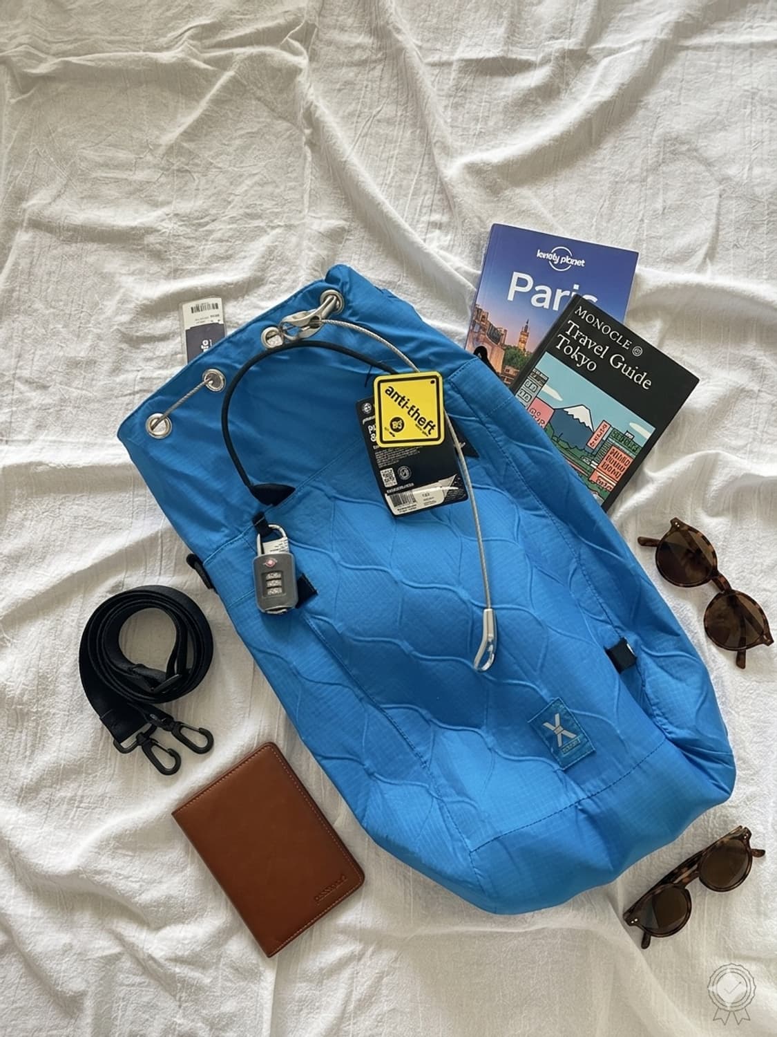 팩세이프 여행용 도난방지 휴대용 금고 블루 상품이미지1