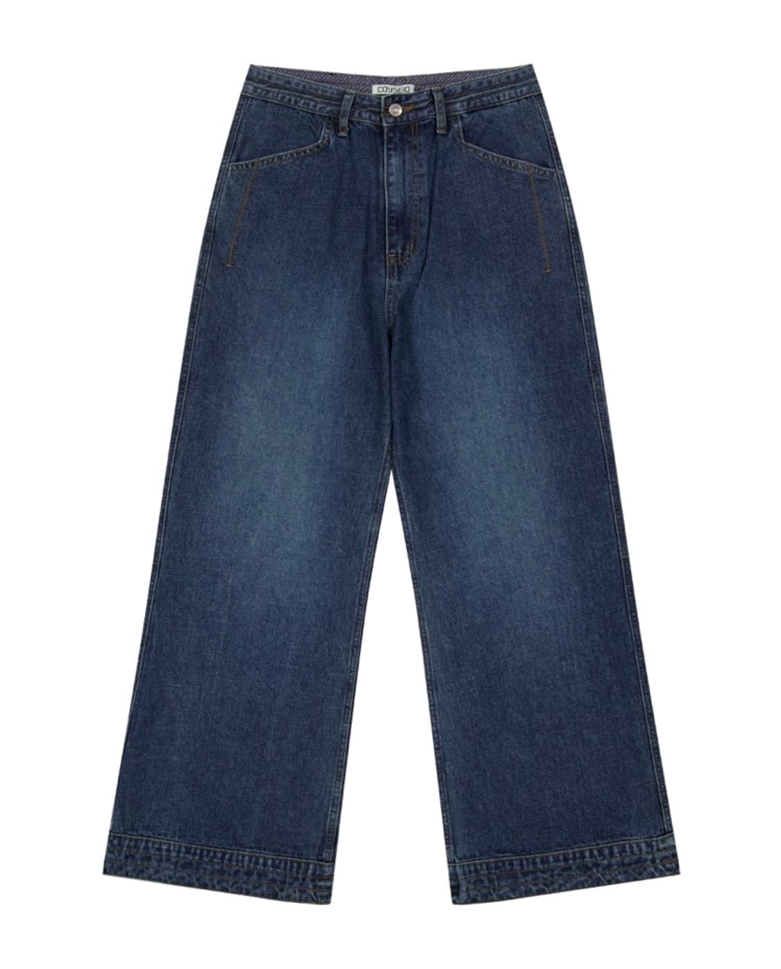 (새상품!!!)코이세이오 딥 데님 팬츠 네이비 상품이미지1