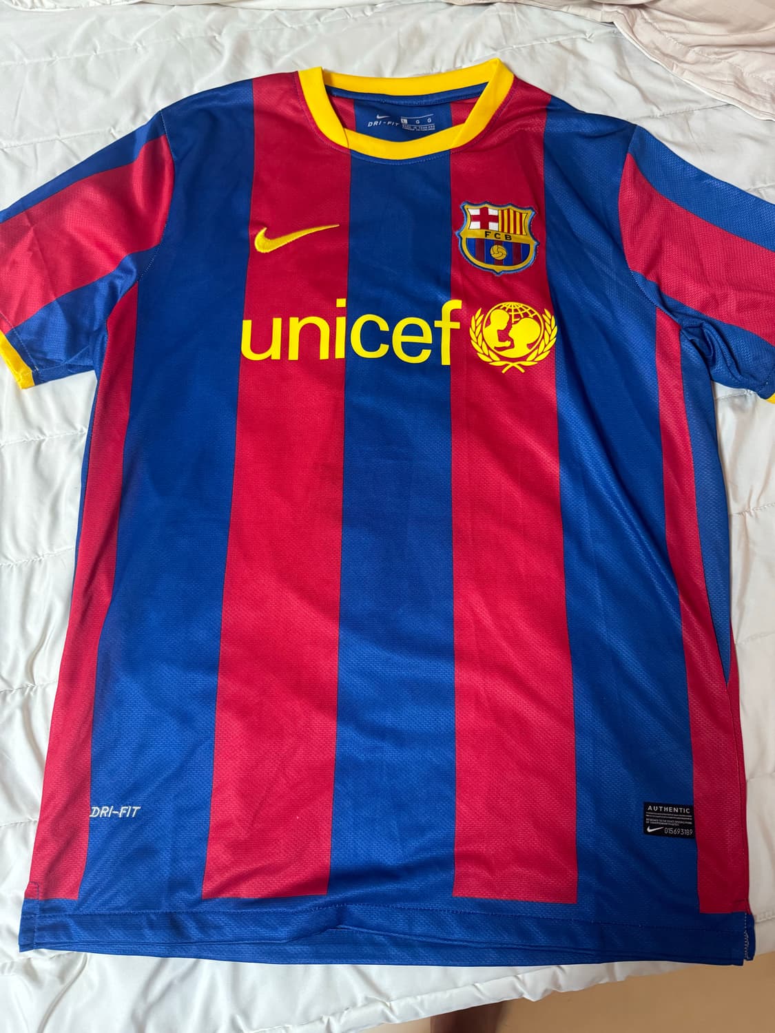 바르셀로나 10/11 유니폼(이니에스타 마킹) 상품이미지2