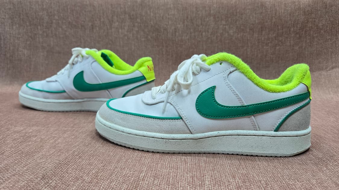 나이키 250mm-  코트 비전 로우 흰/초/형광 운동화 상품이미지4