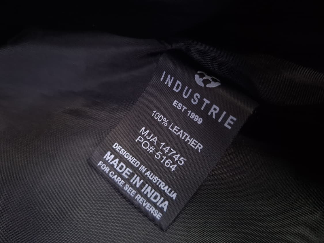 오리지날 인더스트리 리얼 레더 블랙 봄버 상품이미지8