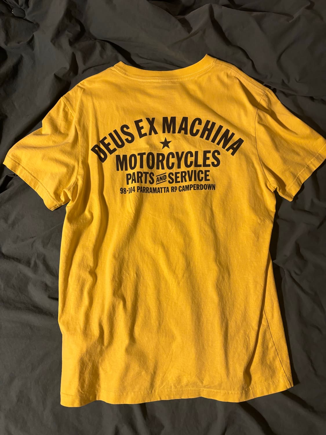 데우스 엑스 마키나 옐로우 티셔츠M 상품이미지3