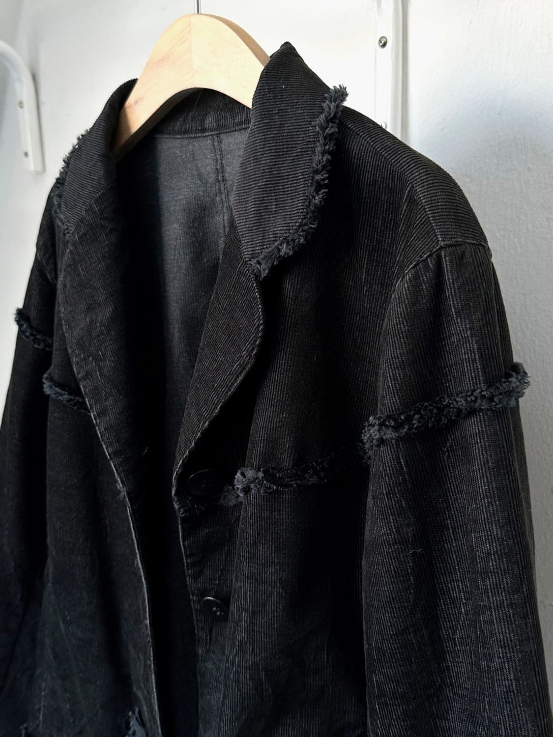 Narrow cord tape design single jacket 상품이미지3