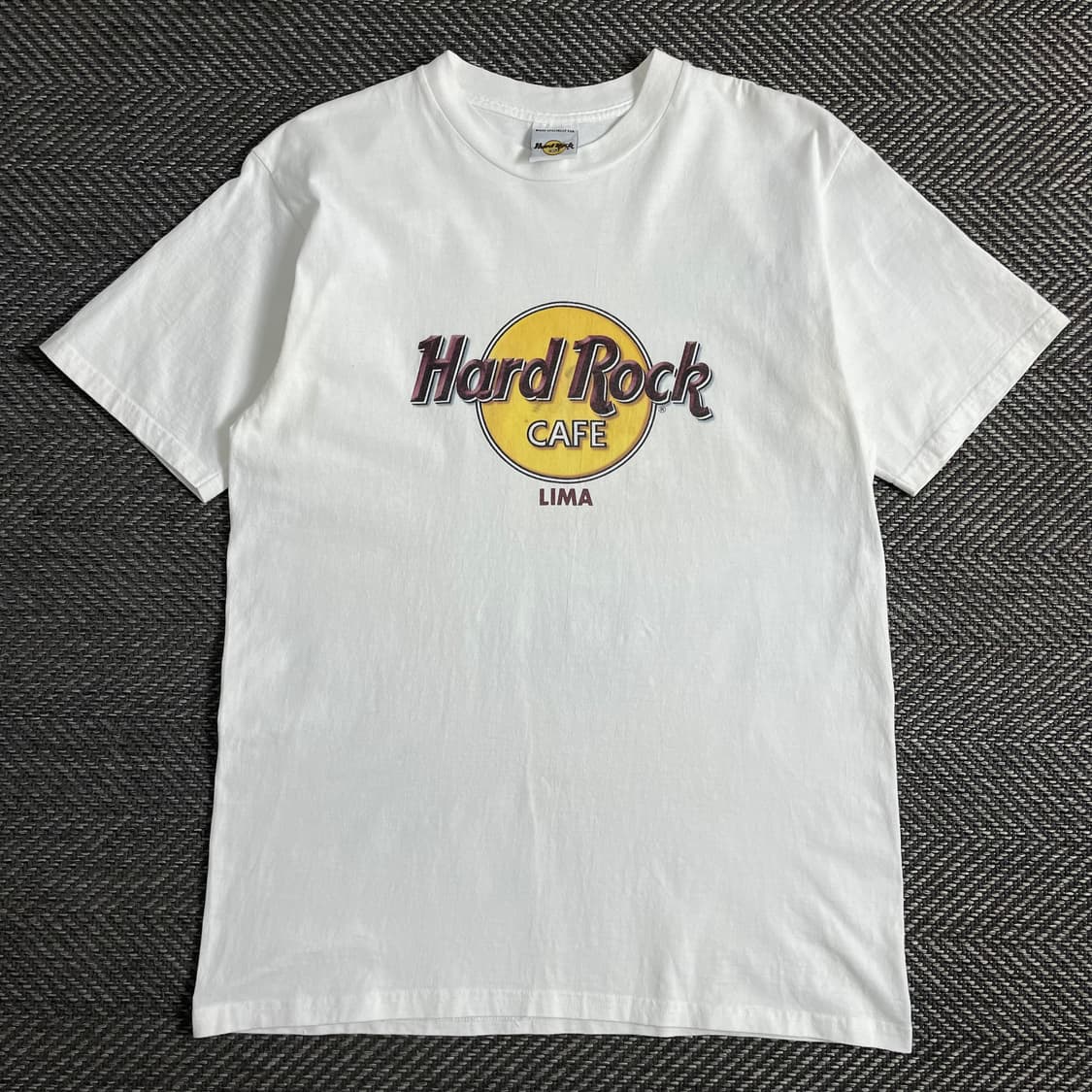 00s 하드락카페 프린팅 화이트 반팔 티셔츠y 3788 상품이미지2