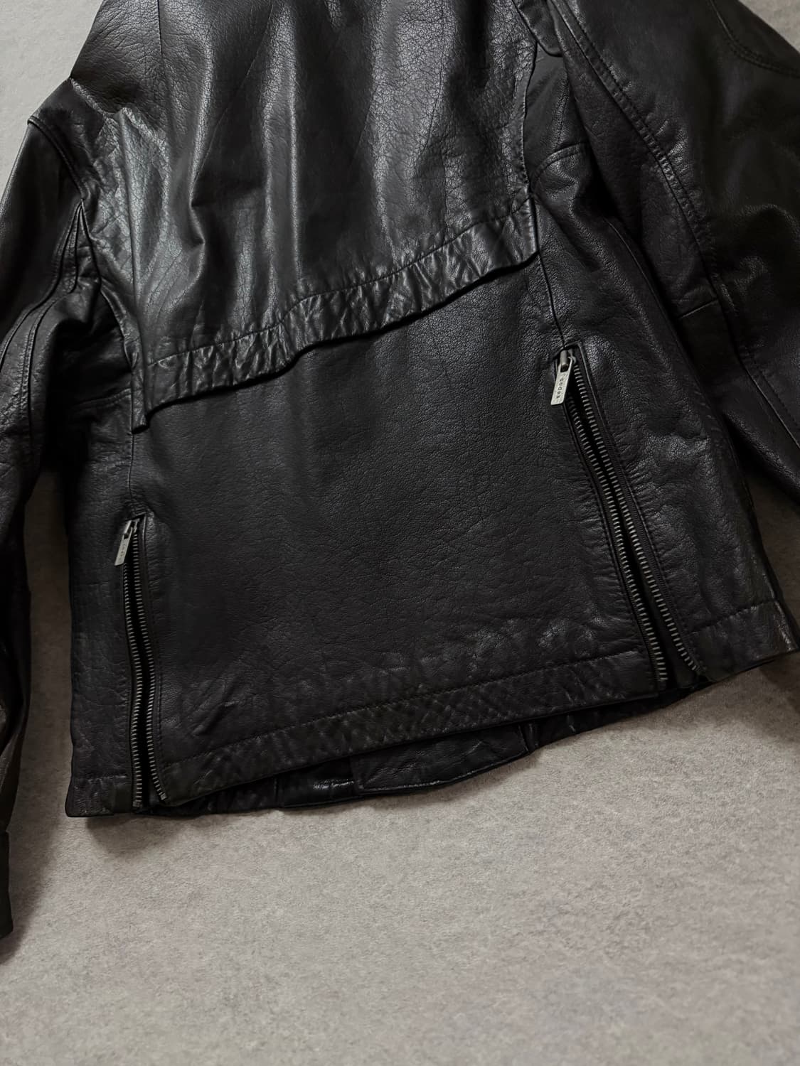 코데즈컴바인 비대칭 카우레더자켓 상품이미지9