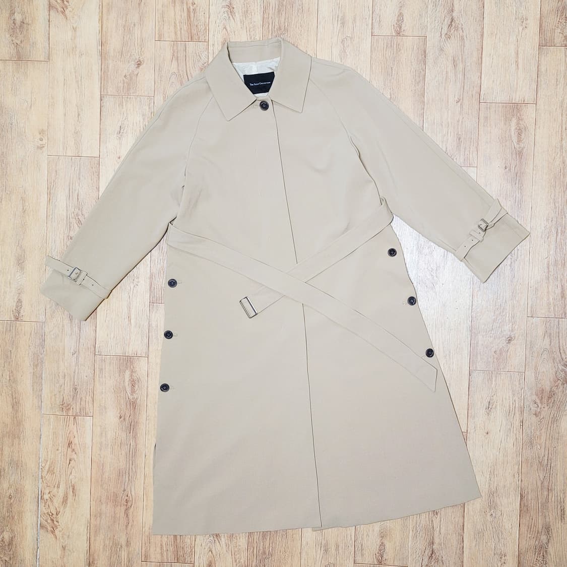 더아이잗컬렉션(THE IZZAT) 벨티드 슬릿 트렌치코트 55-66 상품이미지5