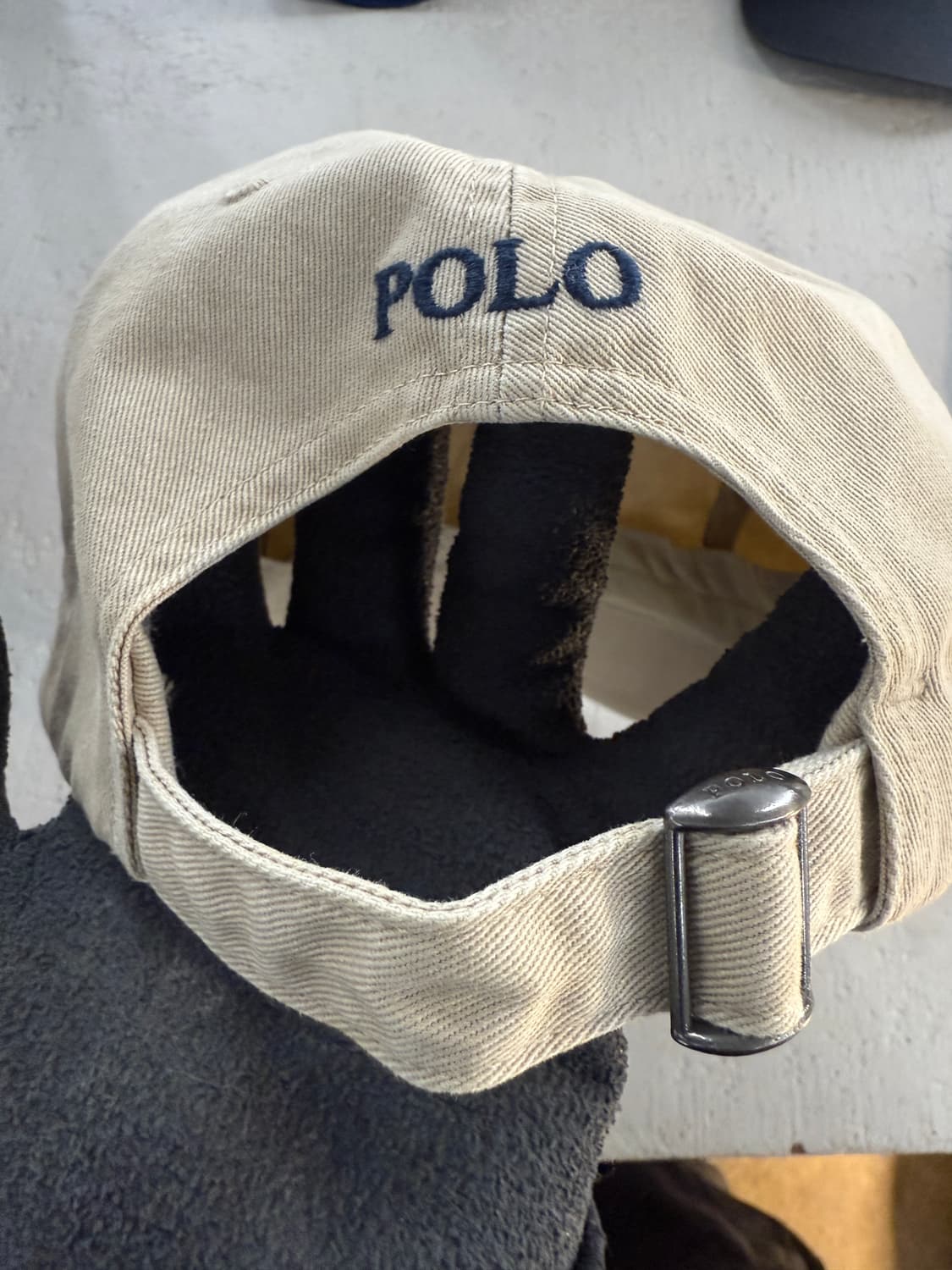 폴로 랄프로렌 베이지 볼캡 상품이미지4